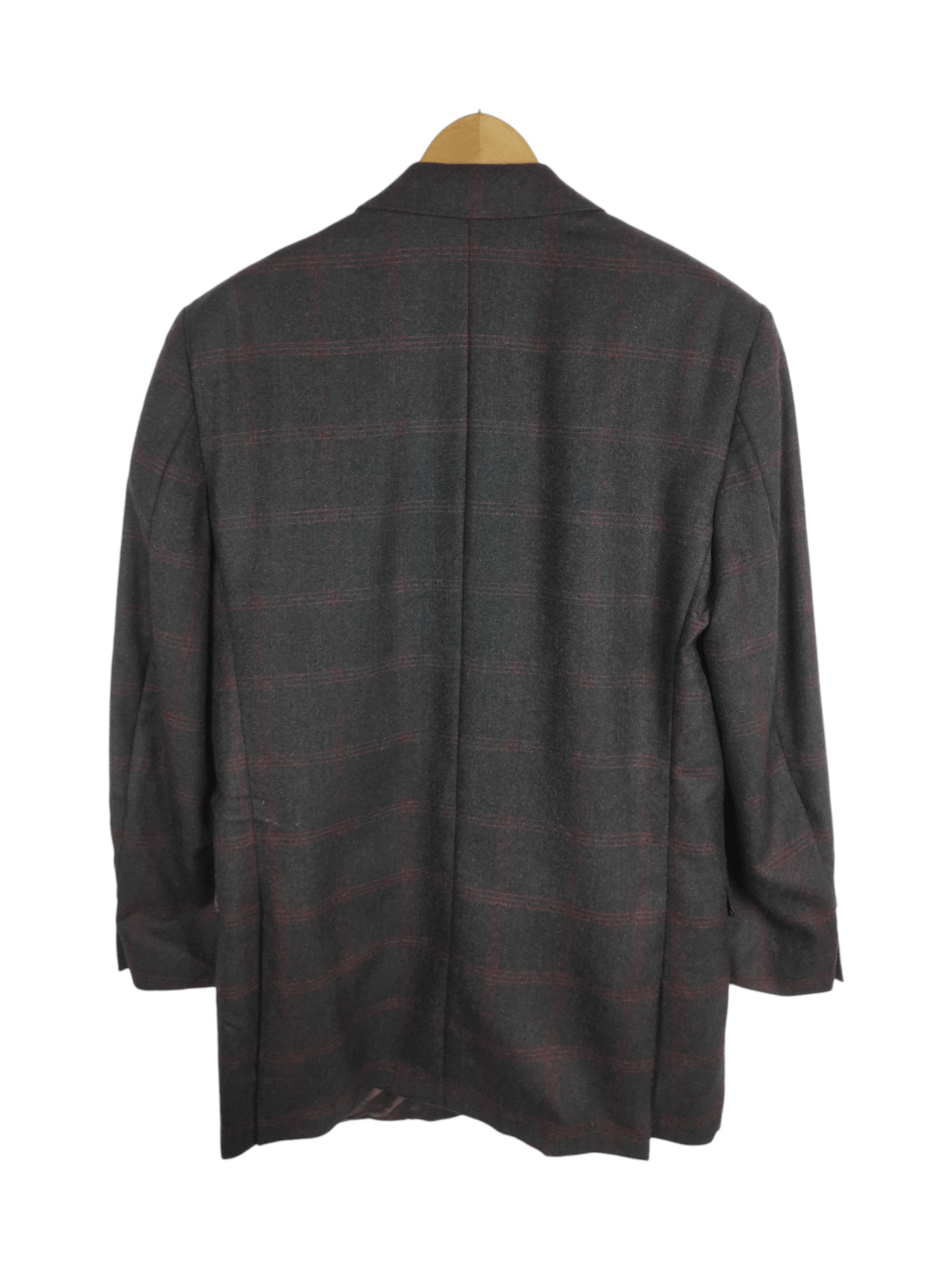Longchamp Vintage Ormezzano Longchamp Virgin Wool Designer Coat Size 48R - 2 Thumbnail