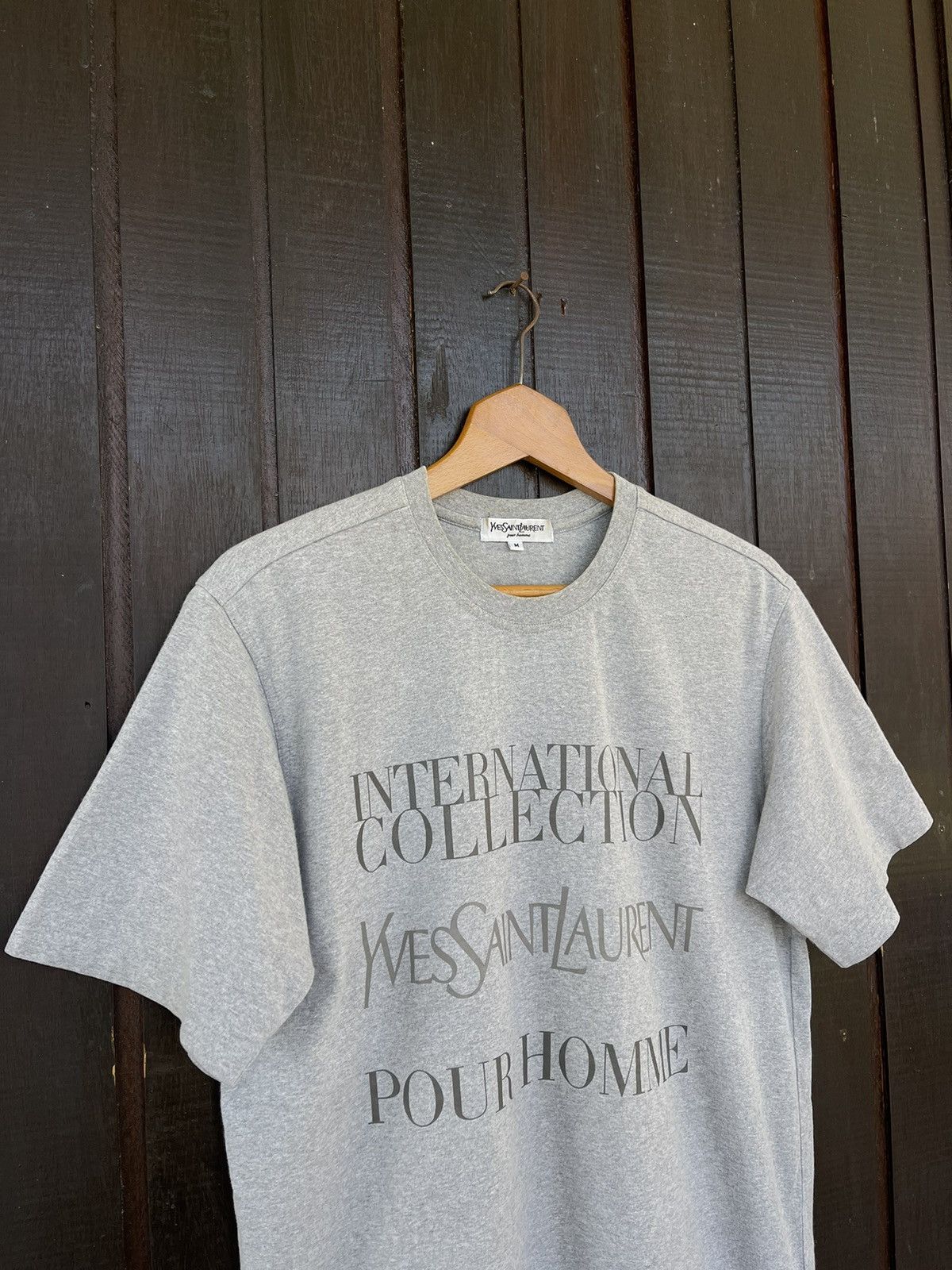 Yves Saint Laurent Vintage YSL Yves Saint Laurent Spellout tee Size US M / EU 48-50 / 2 - 3 Thumbnail