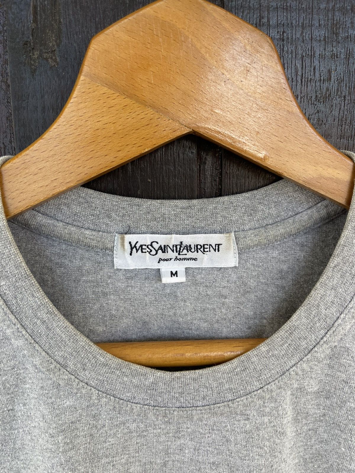 Yves Saint Laurent Vintage YSL Yves Saint Laurent Spellout tee Size US M / EU 48-50 / 2 - 6 Thumbnail