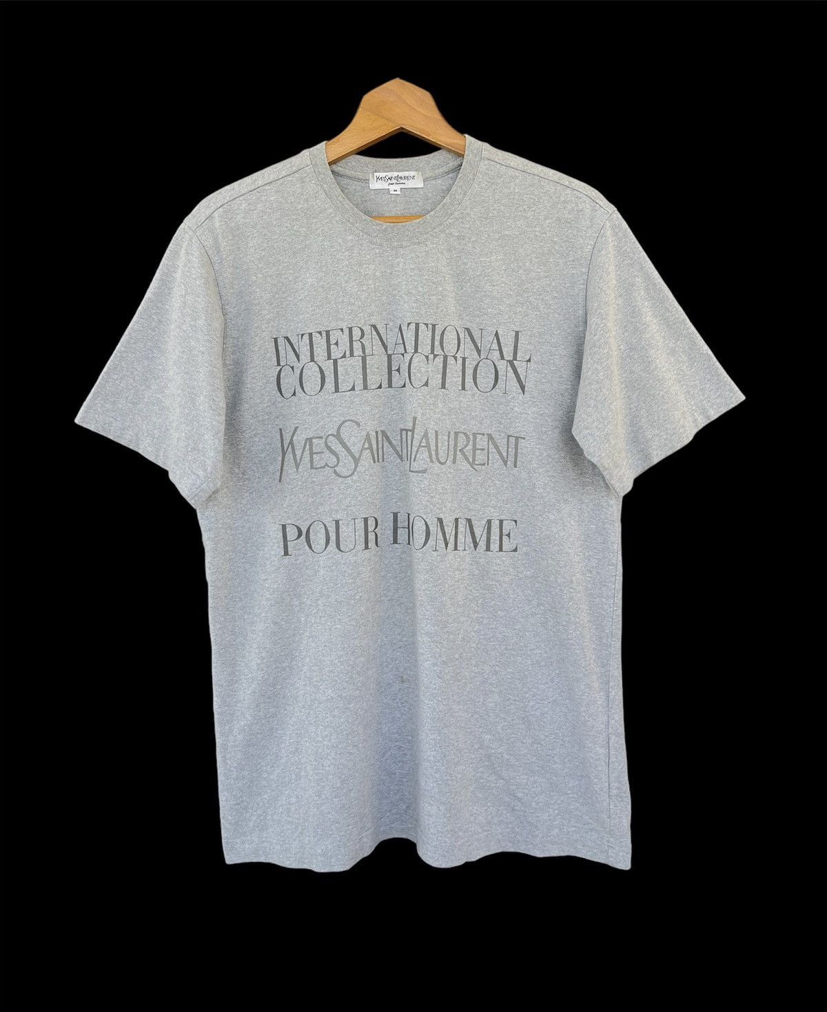 Yves Saint Laurent Vintage YSL Yves Saint Laurent Spellout tee Size US M / EU 48-50 / 2 - 1 Thumbnail