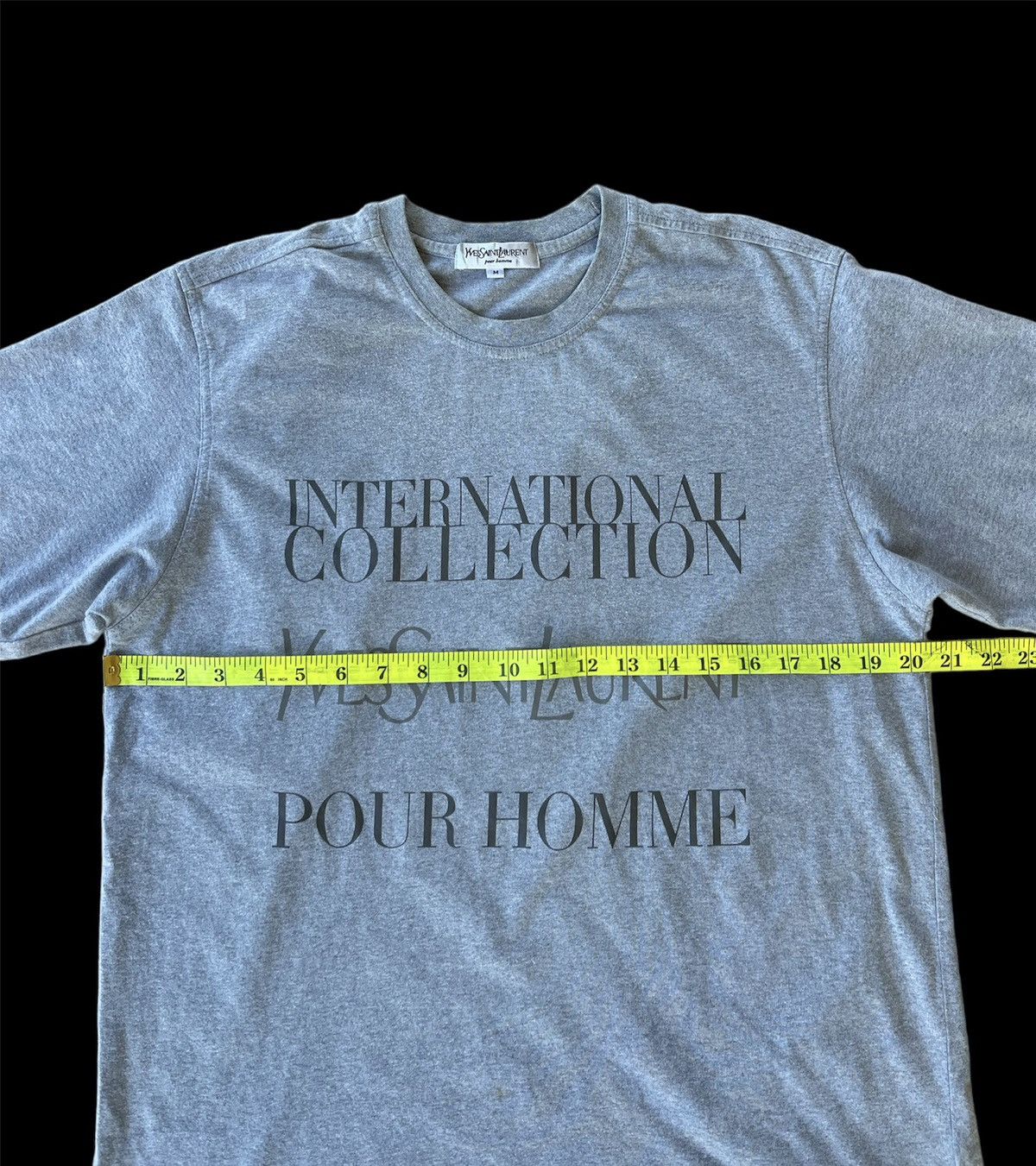 Yves Saint Laurent Vintage YSL Yves Saint Laurent Spellout tee Size US M / EU 48-50 / 2 - 9 Thumbnail