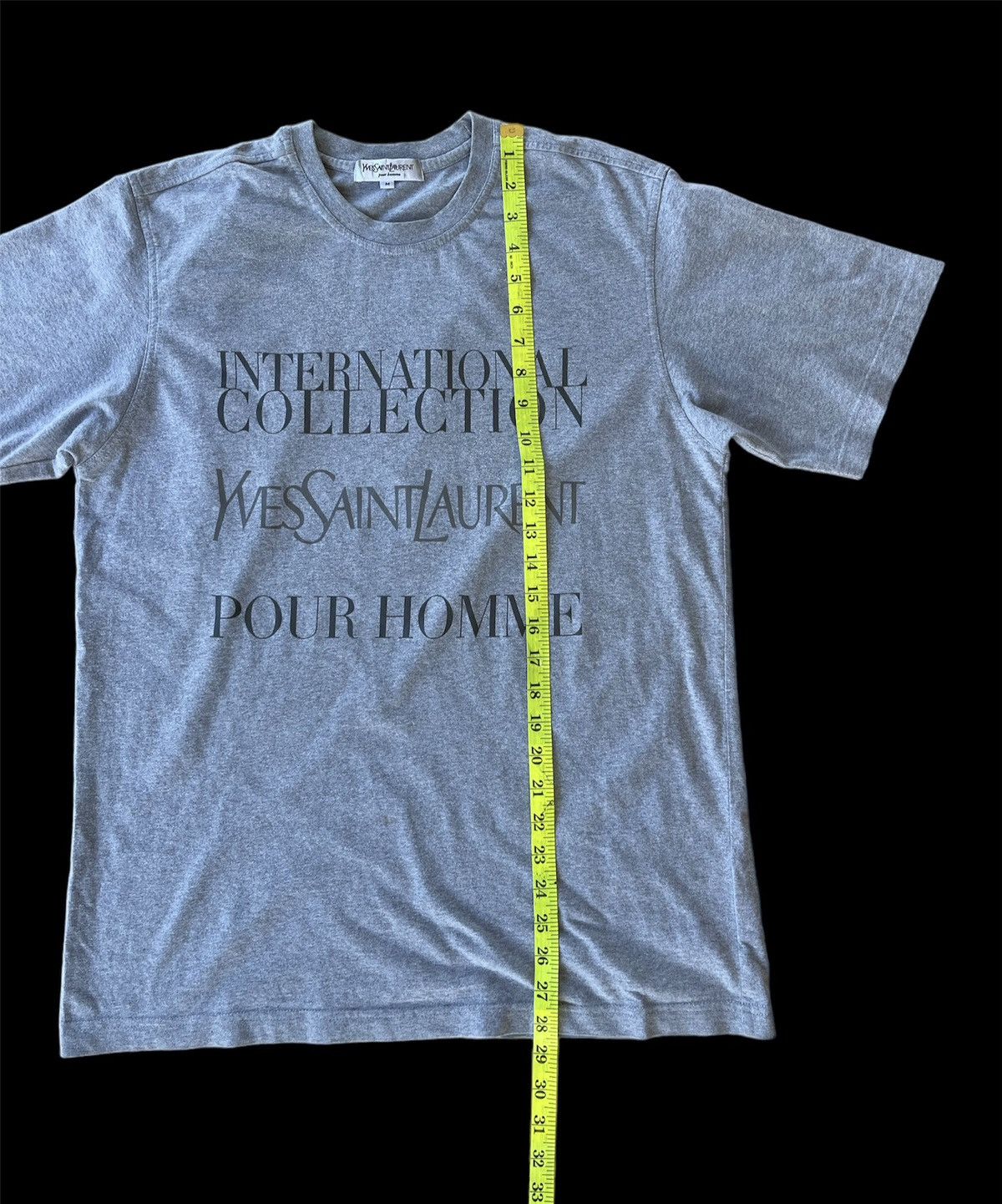 Yves Saint Laurent Vintage YSL Yves Saint Laurent Spellout tee Size US M / EU 48-50 / 2 - 10 Thumbnail