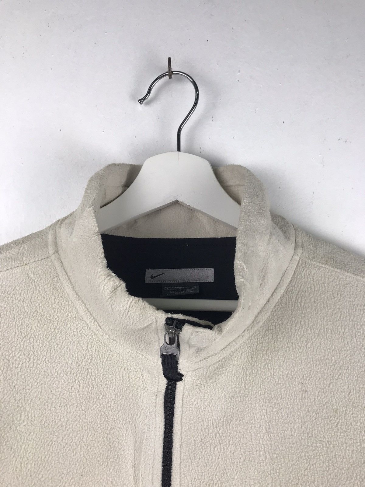 Japanese Brand × Nike × Vintage Vintage Nike Retro Fleece Zipper Jacket Size US L / EU 52-54 / 3 - 3 Thumbnail