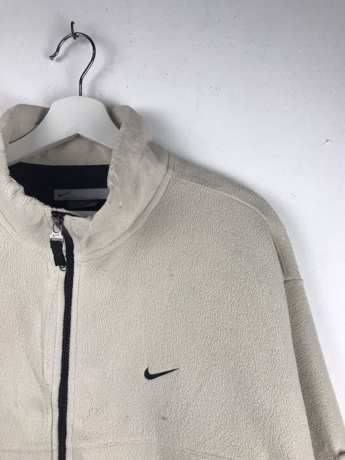 Japanese Brand × Nike × Vintage Vintage Nike Retro Fleece Zipper Jacket Size US L / EU 52-54 / 3 - 6 Thumbnail