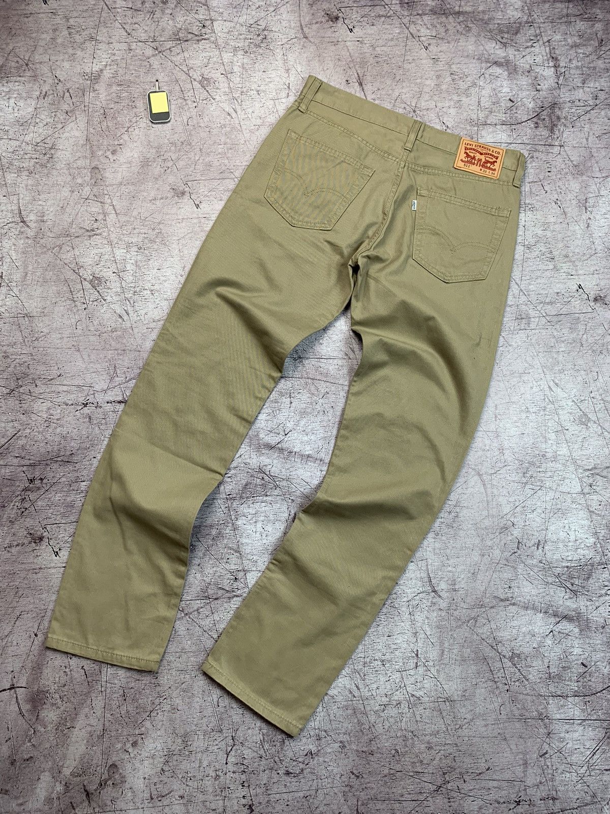 Levi's × Levi's Vintage Clothing Levis 511 Vintage Mens Denim Pants Jeans Beige Size US 33 - 1 Thumbnail
