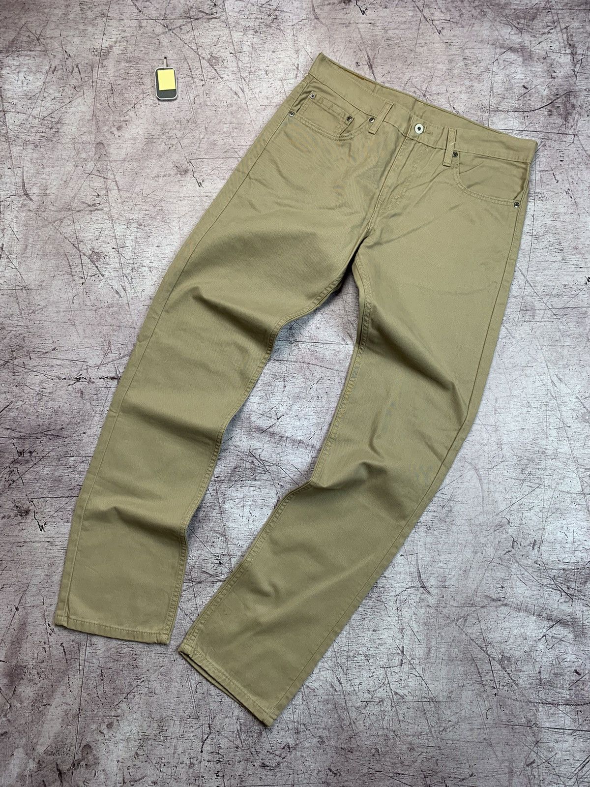 Levi's × Levi's Vintage Clothing Levis 511 Vintage Mens Denim Pants Jeans Beige Size US 33 - 5 Thumbnail