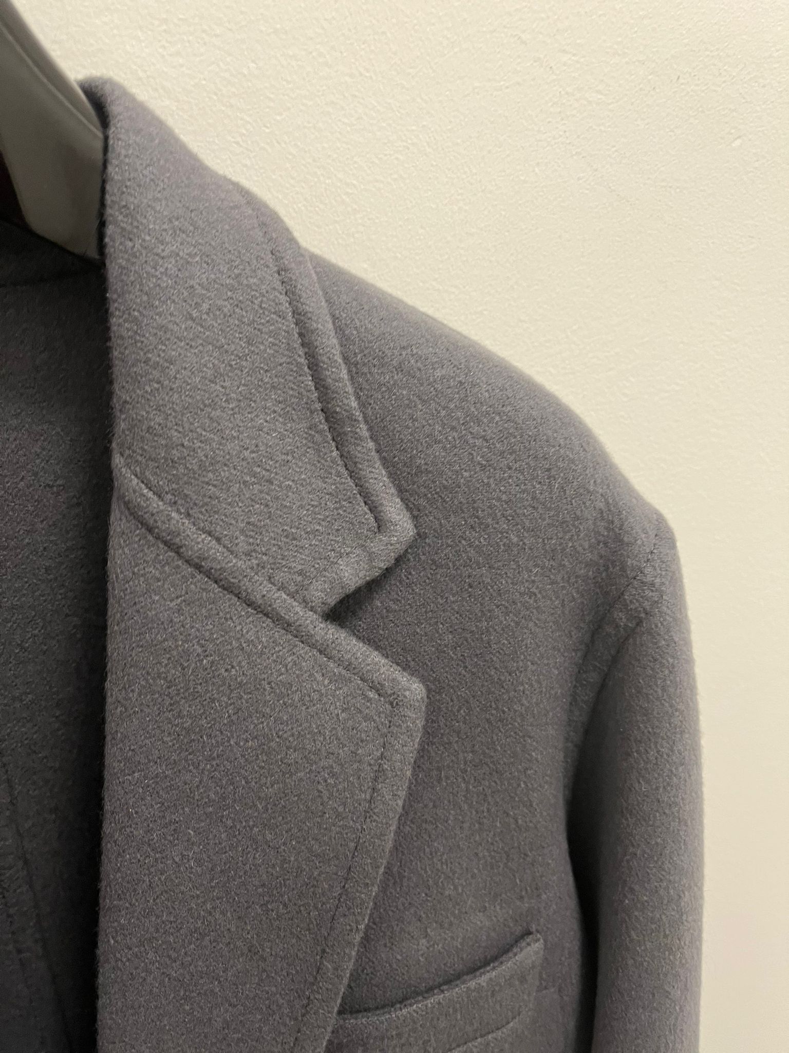 Celine Double Face Cashmere Coat in Grey Size M / US 6-8 / IT 42-44 - 4 Thumbnail