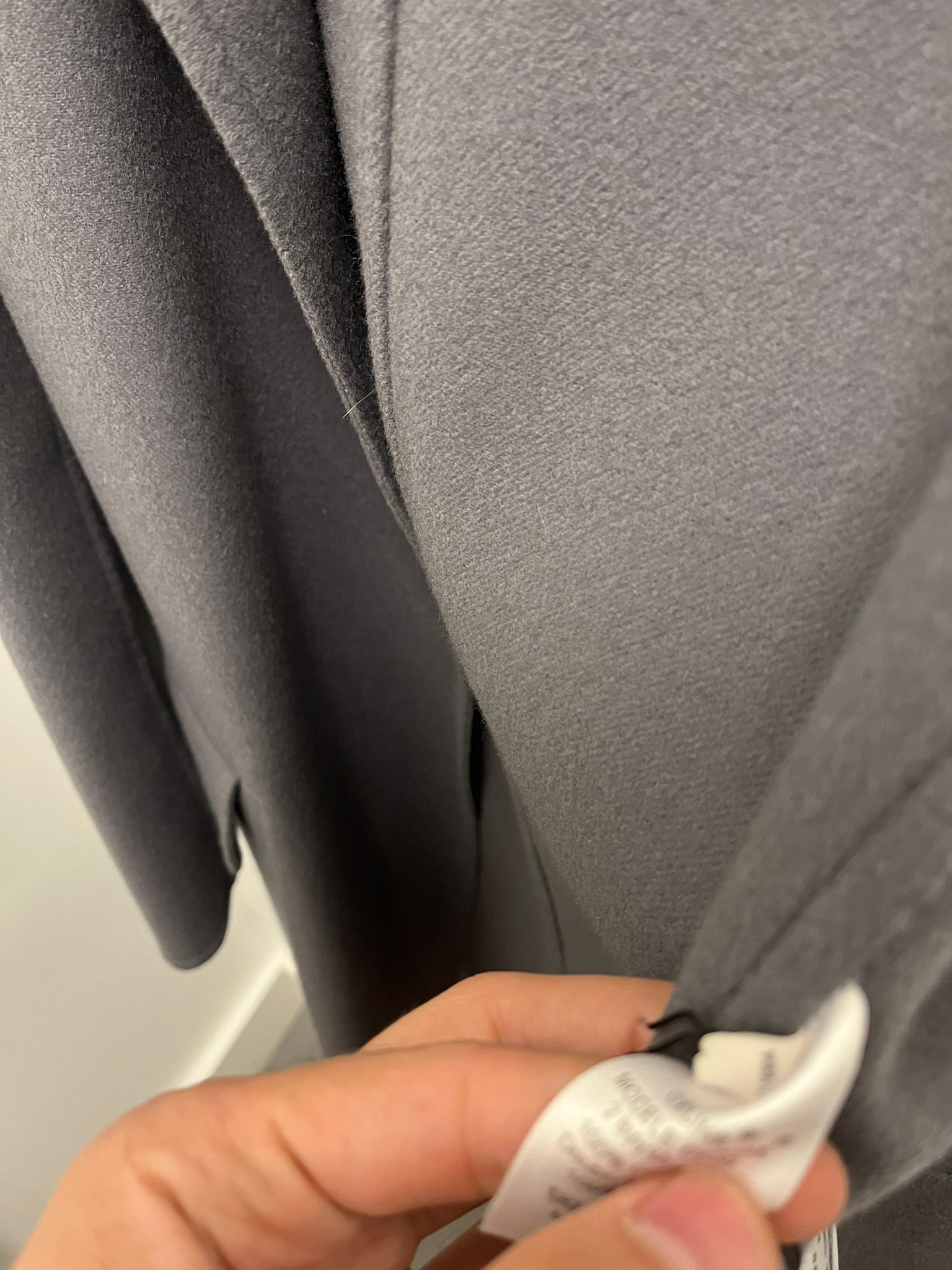 Celine Double Face Cashmere Coat in Grey Size M / US 6-8 / IT 42-44 - 6 Thumbnail