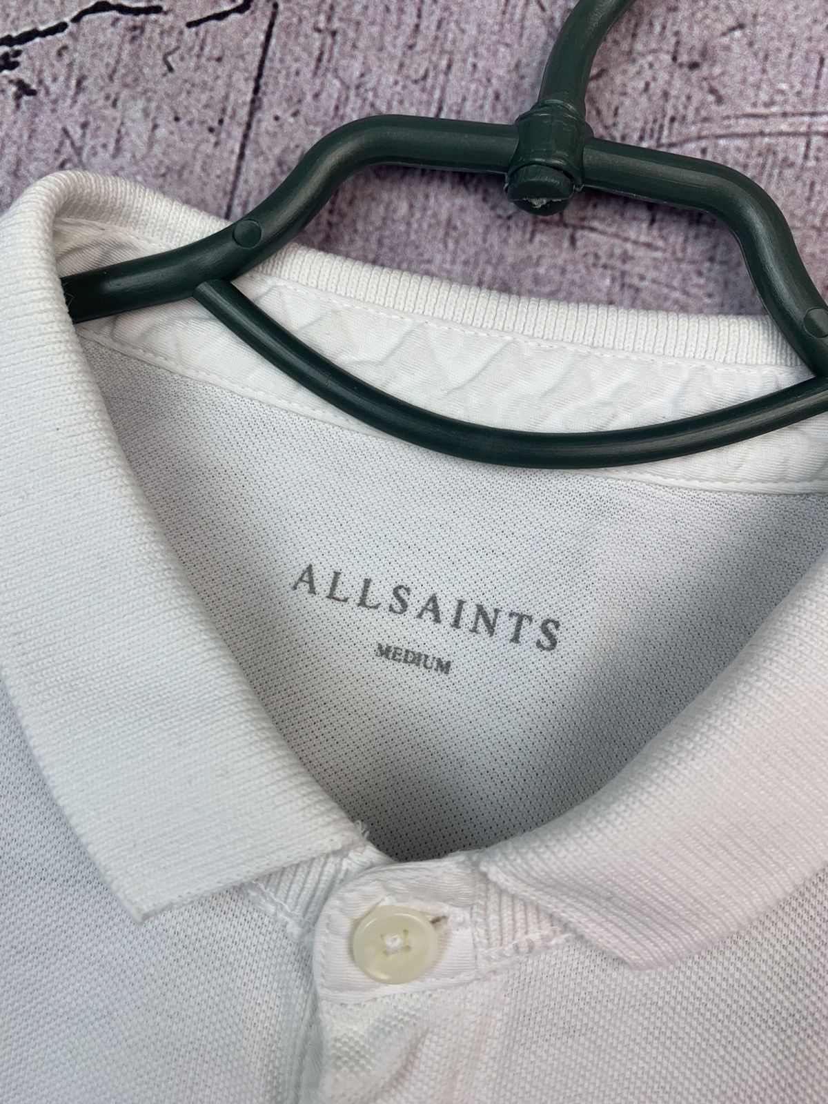 Allsaints Allsaints Mens Refirm Long Sleeve Polo Shirt Size US M / EU 48-50 / 2 - 4 Thumbnail