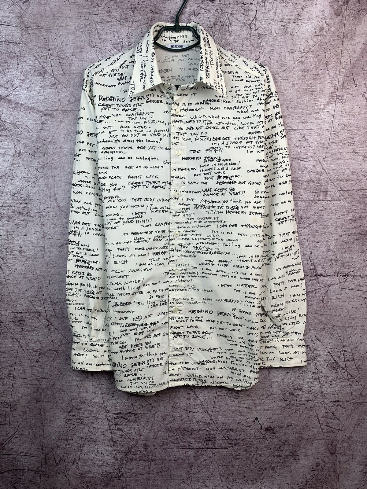 Moschino Vintage Moschino Multi Logo Y2K Shirt Size US M / EU 48-50 / 2 - 1 Thumbnail