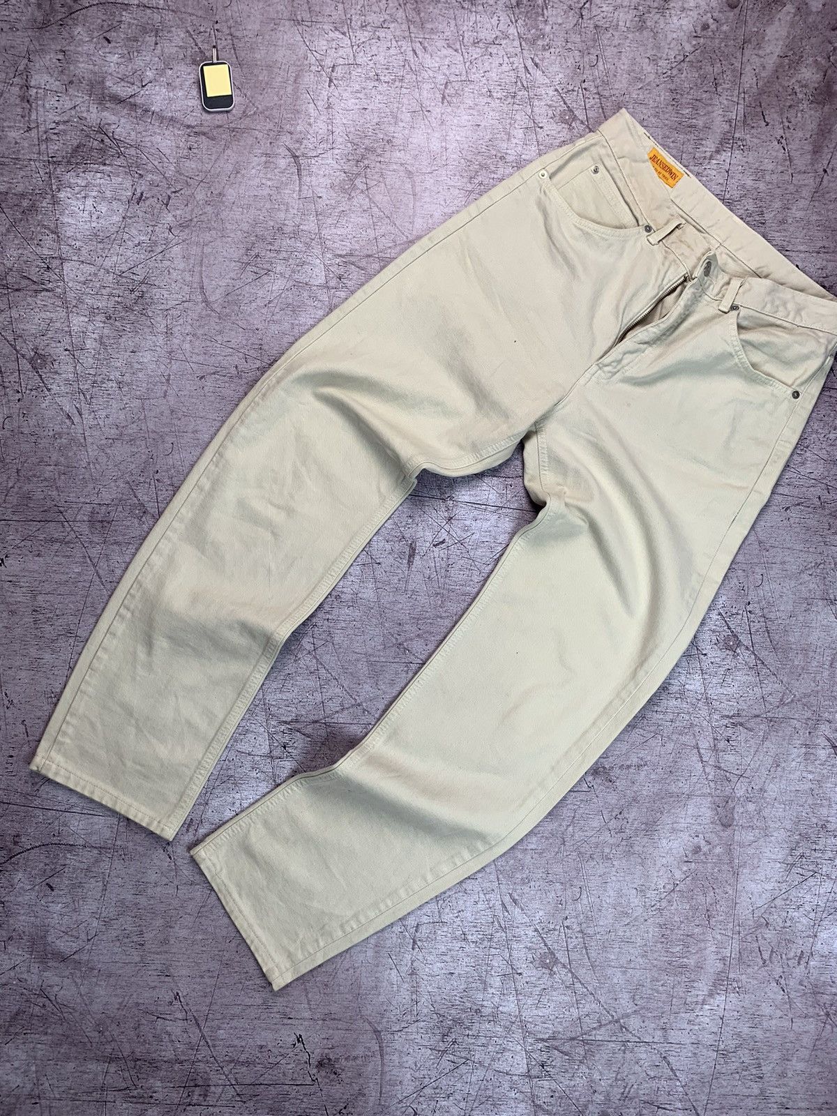 Edwin Edwin Vintage Mens Denim Pants Jeans Beige Size US 32 / EU 48 - 4 Thumbnail