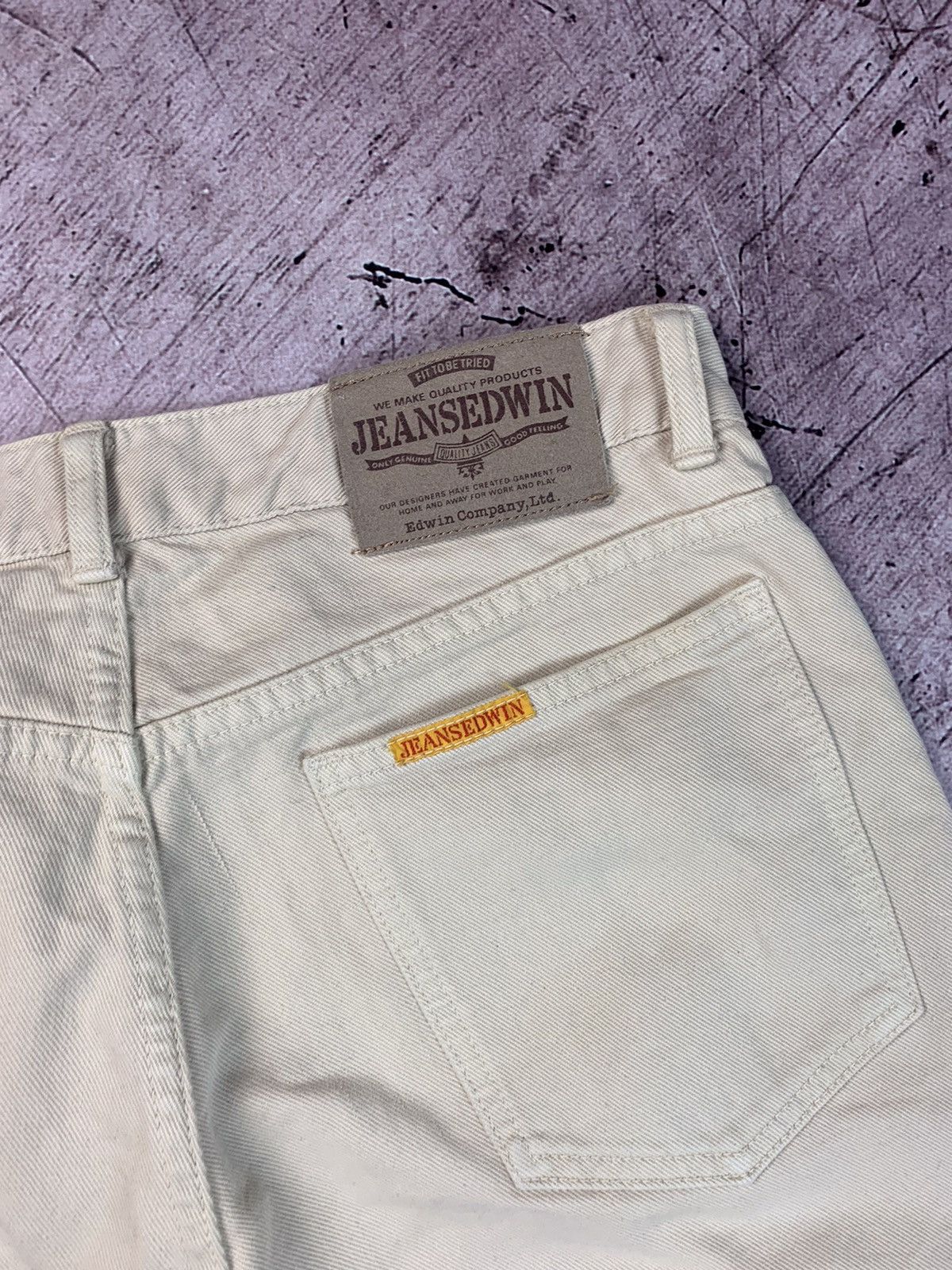 Edwin Edwin Vintage Mens Denim Pants Jeans Beige Size US 32 / EU 48 - 3 Thumbnail