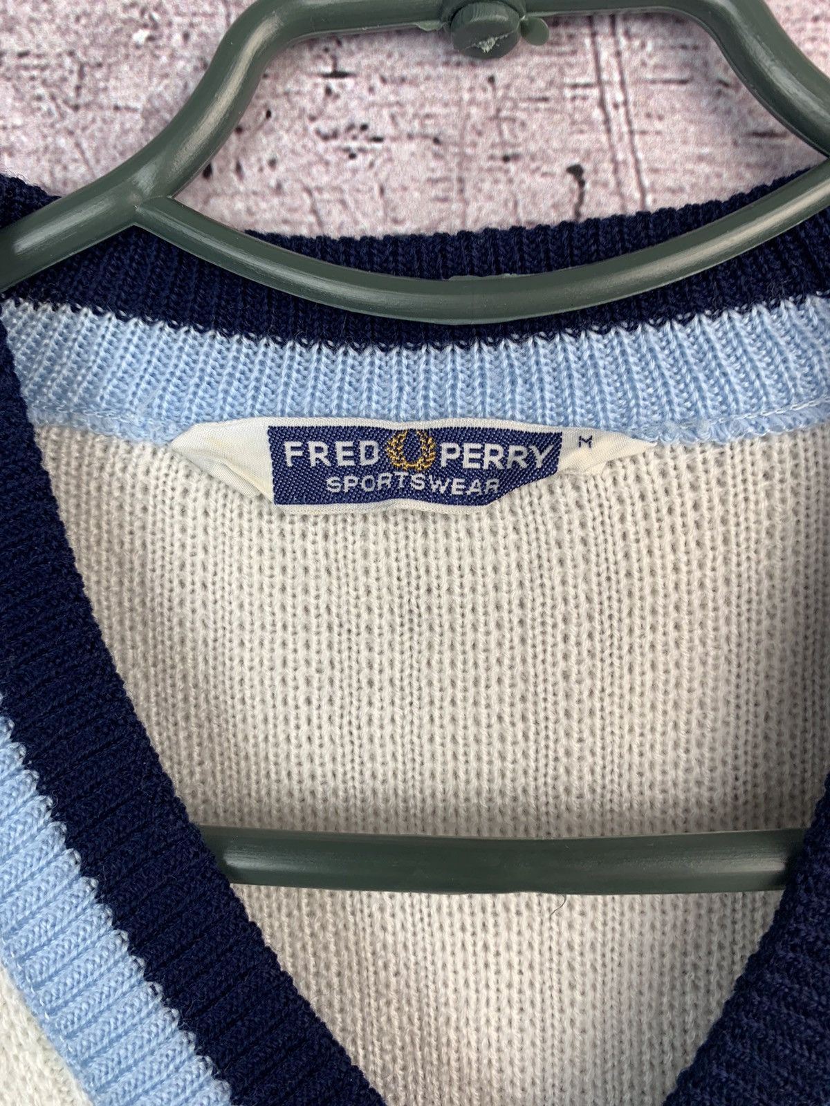 Fred Perry × Vintage Vintage 80s Freed Perry Jumper Knit Sweater Size US M / EU 48-50 / 2 - 7 Thumbnail