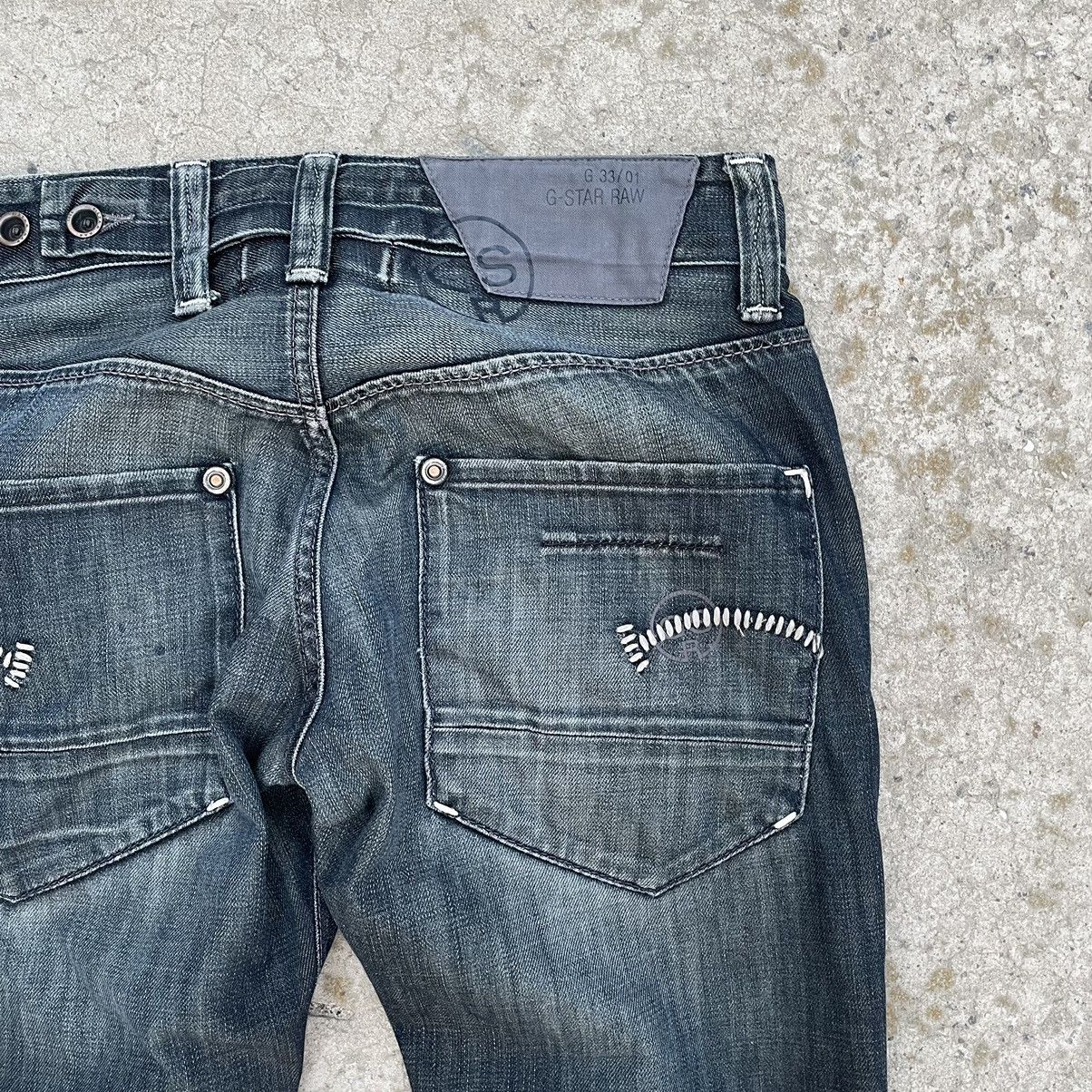 G-Star × Vintage Vintage G-Star Raw Jeans W32xL32 Pants Style USA Streetwear Size US 32 / EU 48 - 5 Thumbnail