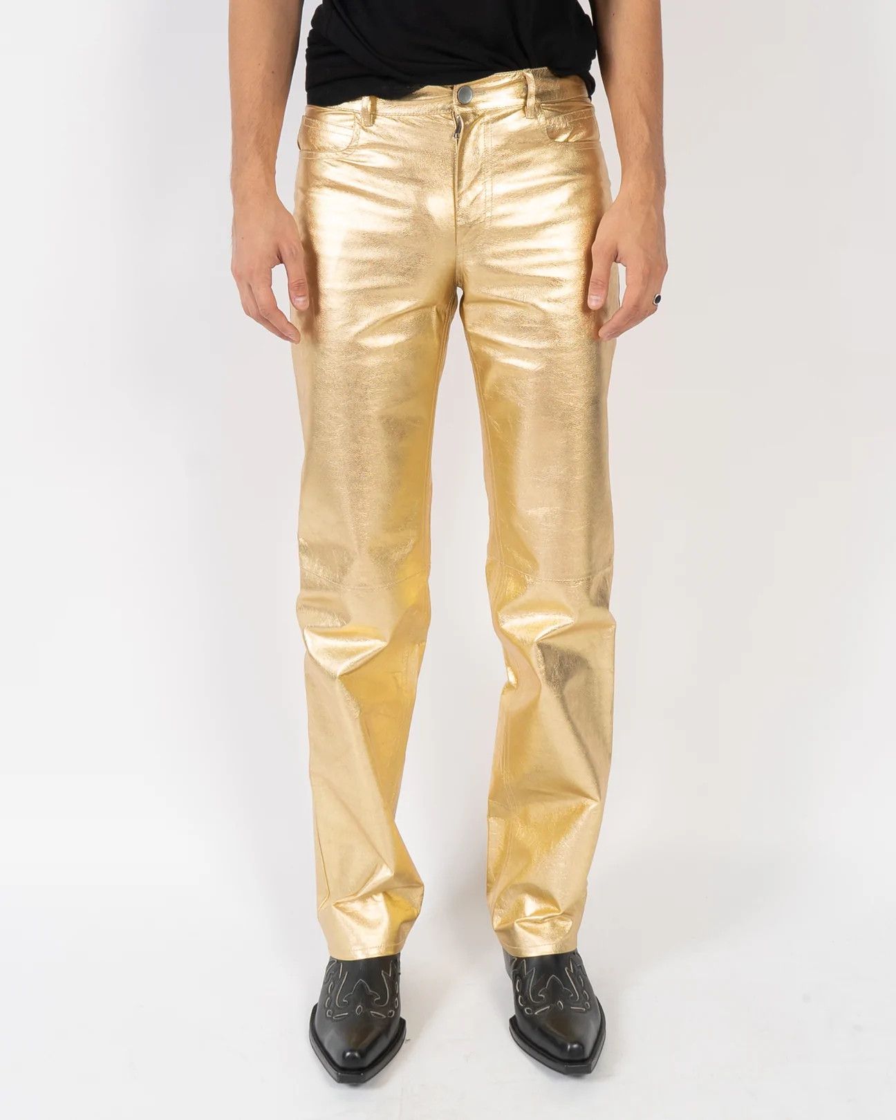 Calvin klein 205w39nyc leather pants clearance