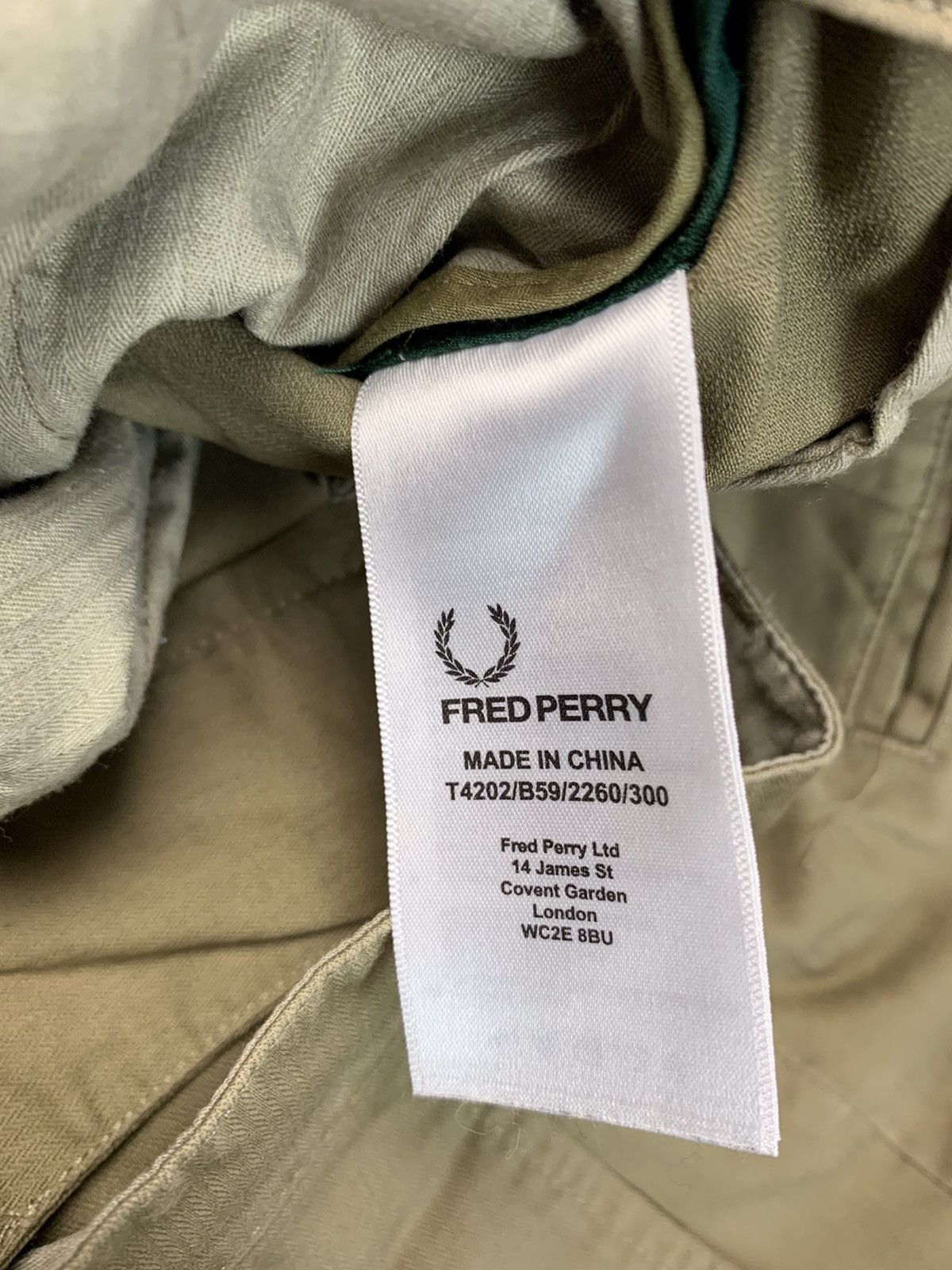 Fred Perry × Vintage Fred Perry Vintage Mens Chino Pants Size US 30 / EU 46 - 9 Thumbnail