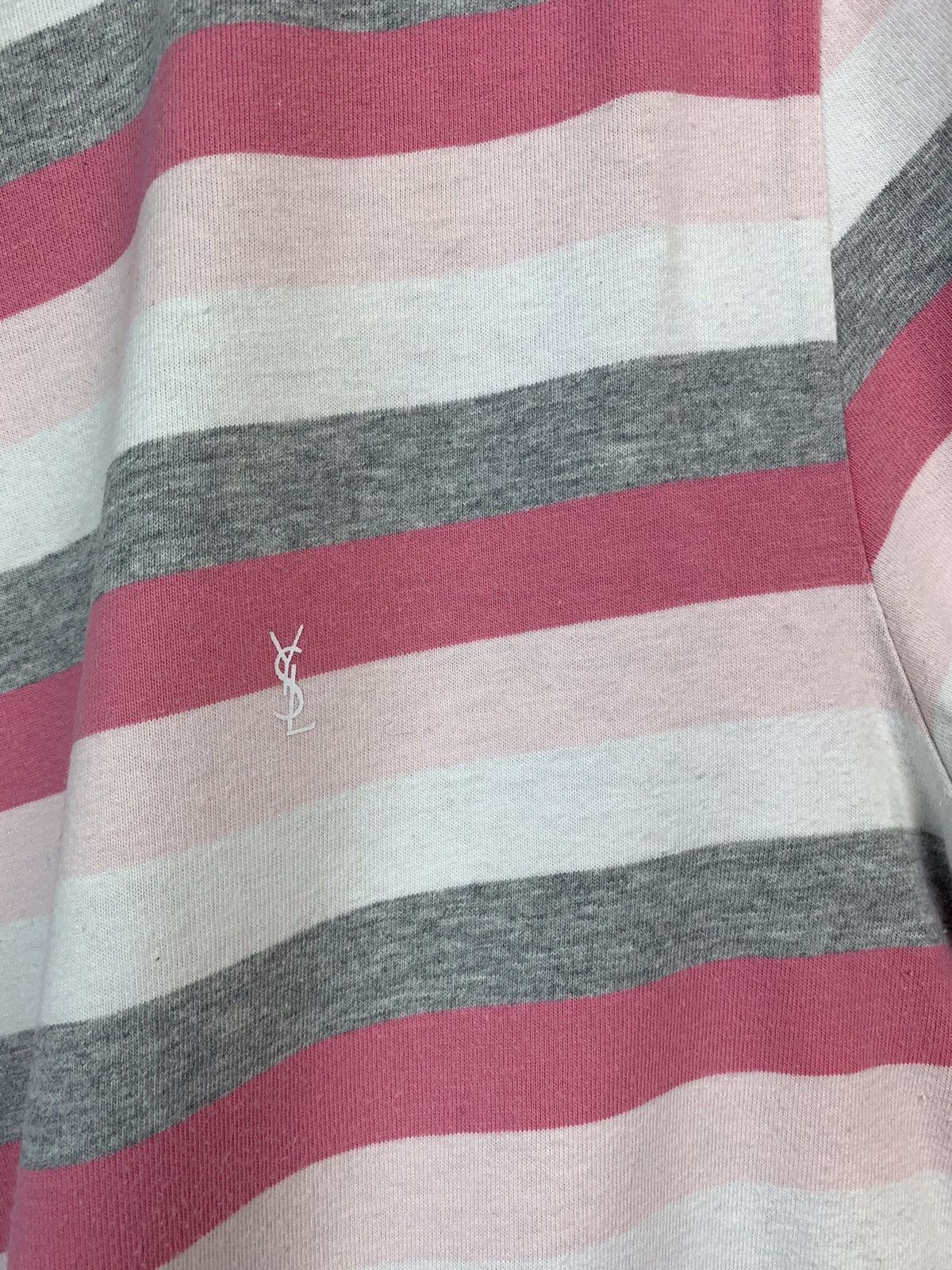 Other Vintage Yves Saint Laurent Striped T Shirt Size US M / EU 48-50 / 2 - 7 Thumbnail