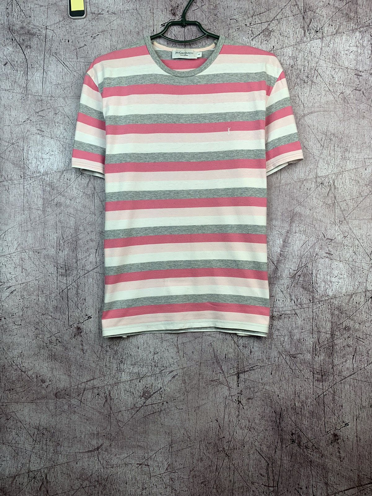 Other Vintage Yves Saint Laurent Striped T Shirt Size US M / EU 48-50 / 2 - 1 Thumbnail