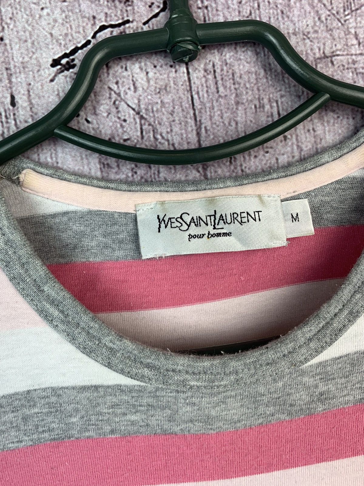 Other Vintage Yves Saint Laurent Striped T Shirt Size US M / EU 48-50 / 2 - 5 Thumbnail