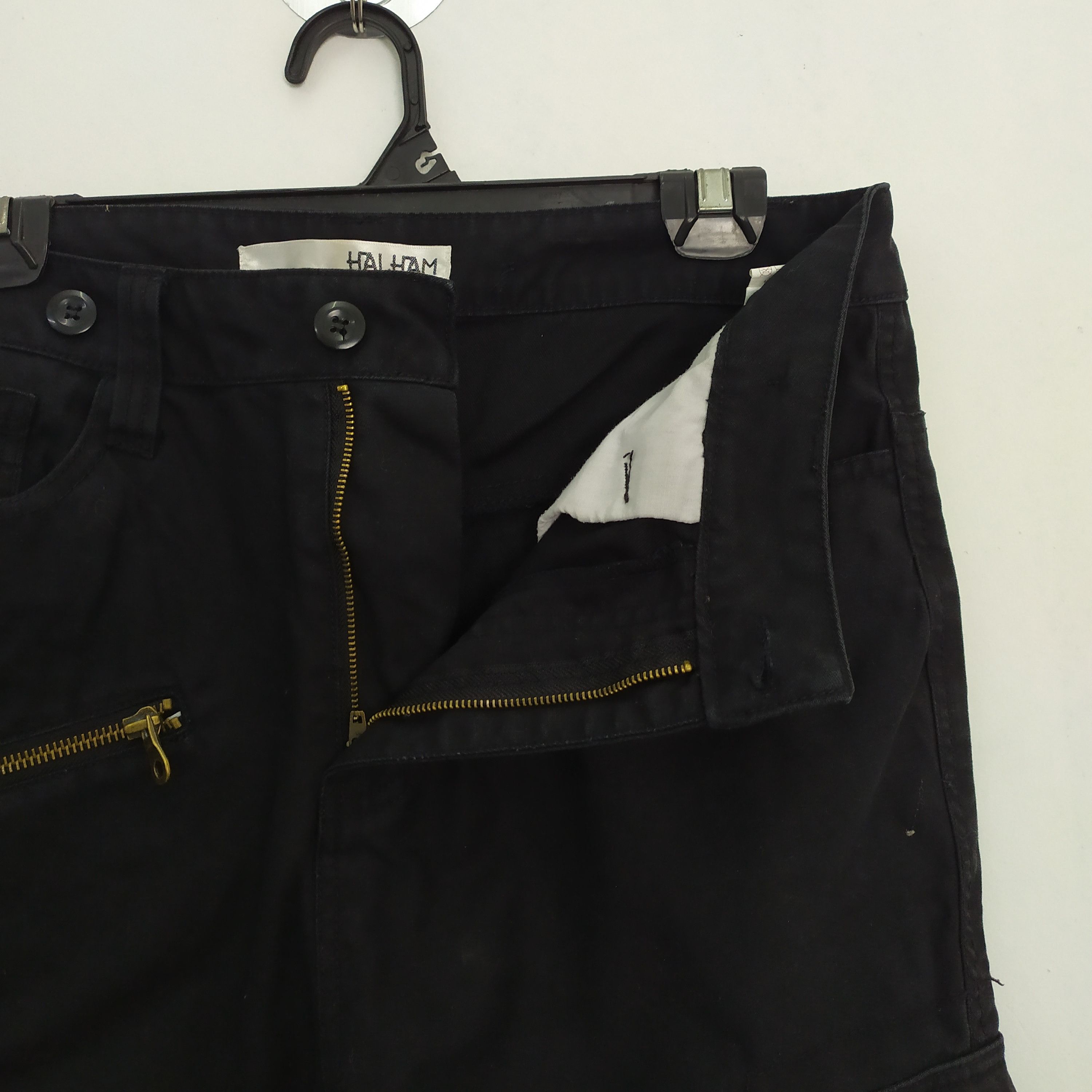 Japanese Brand HALHAM SHORT CARGO PANTS MULTIPOCKET TACTICAL PANTS Size US 30 / EU 46 - 2 Thumbnail