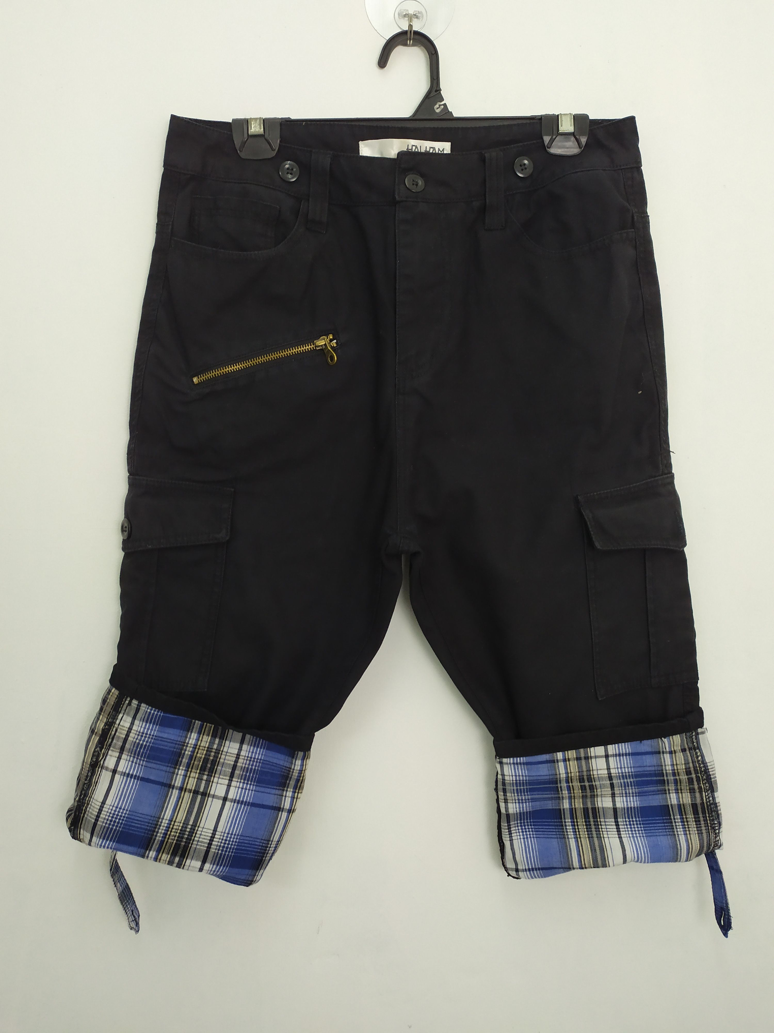 Japanese Brand HALHAM SHORT CARGO PANTS MULTIPOCKET TACTICAL PANTS Size US 30 / EU 46 - 8 Thumbnail