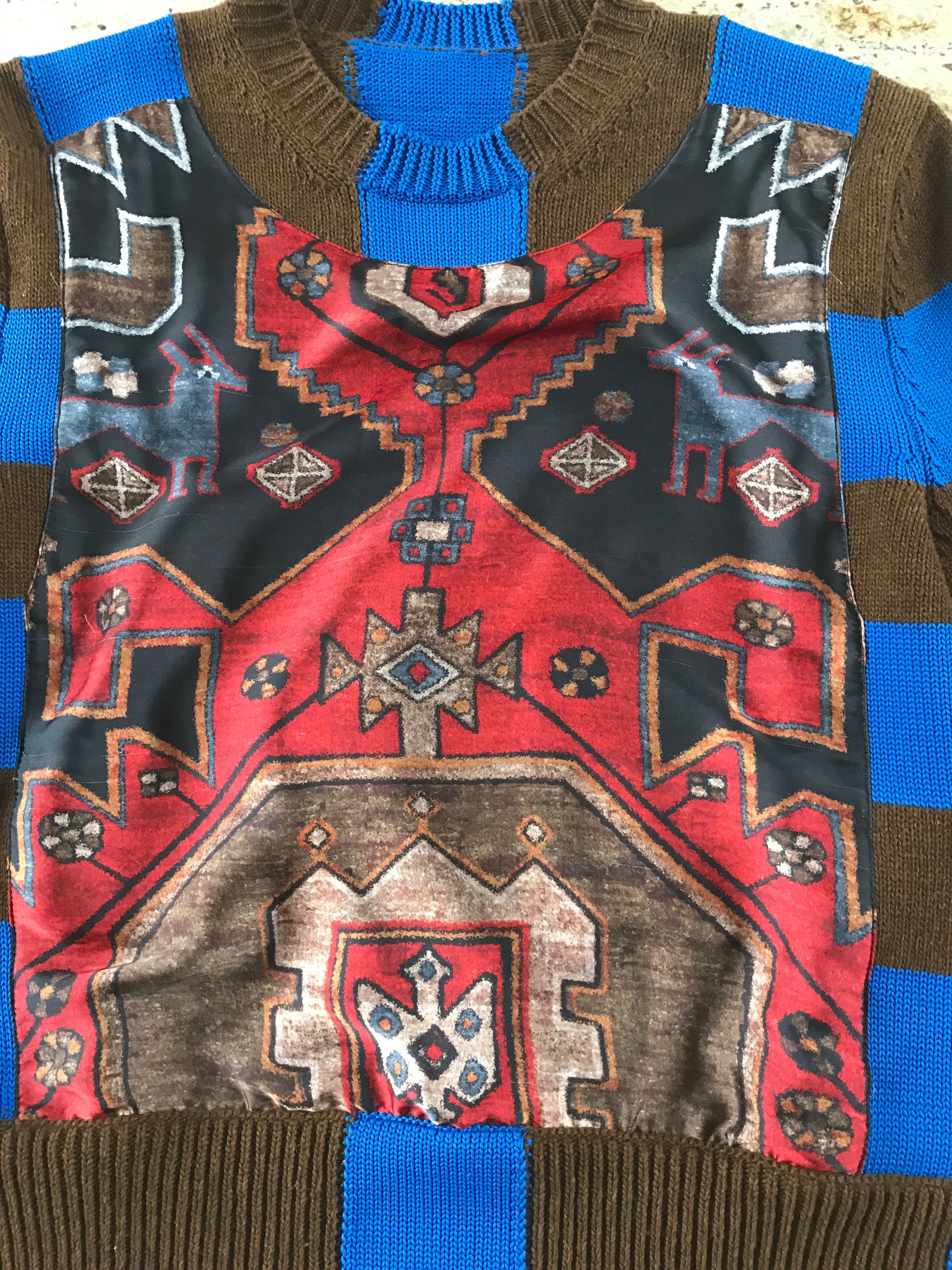 Givenchy Runway Persian Printed Knit Sweater Size US XS / EU 42 / 0 - 12 Thumbnail
