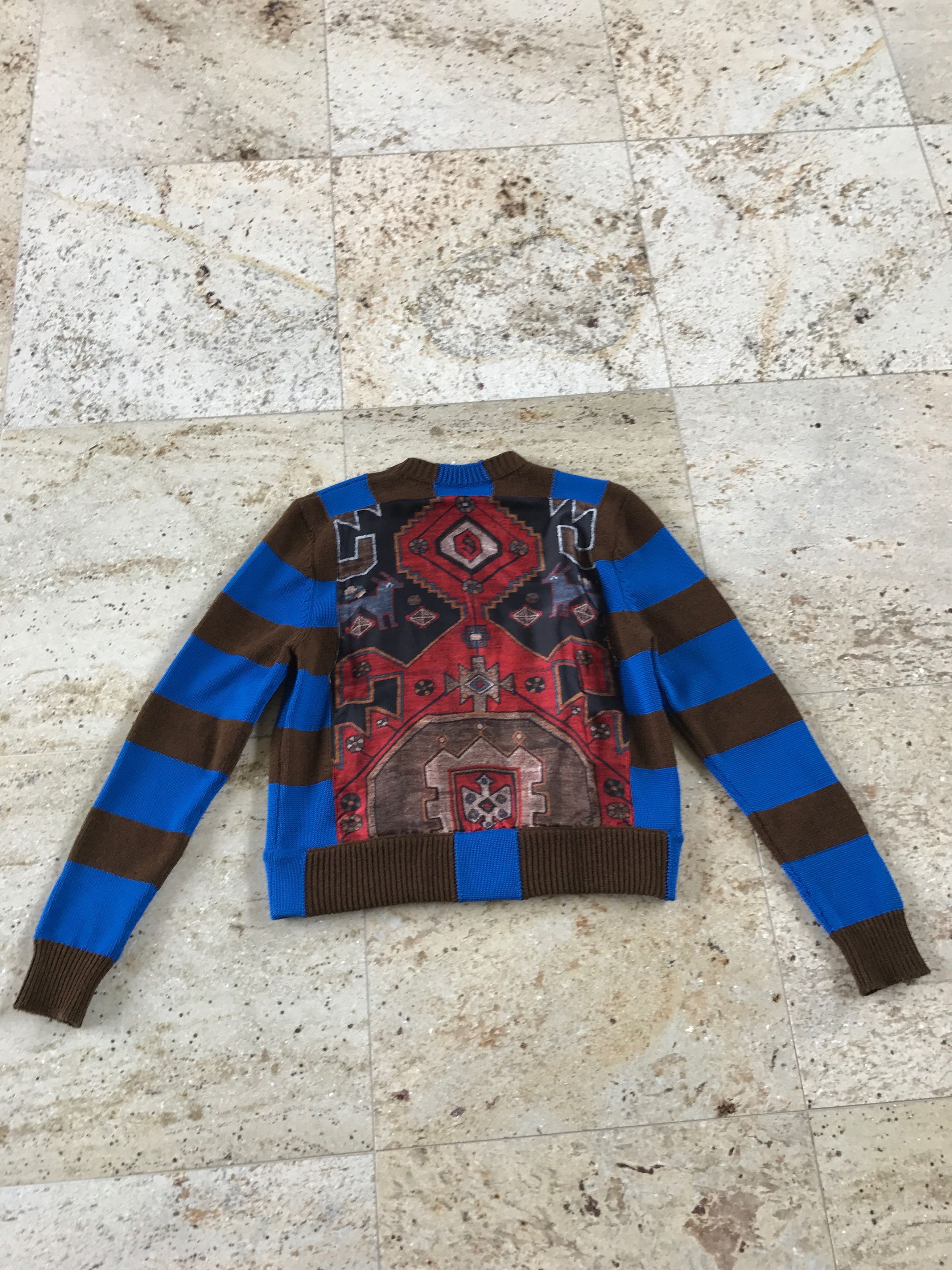 Runway Persian Printed Knit Sweater