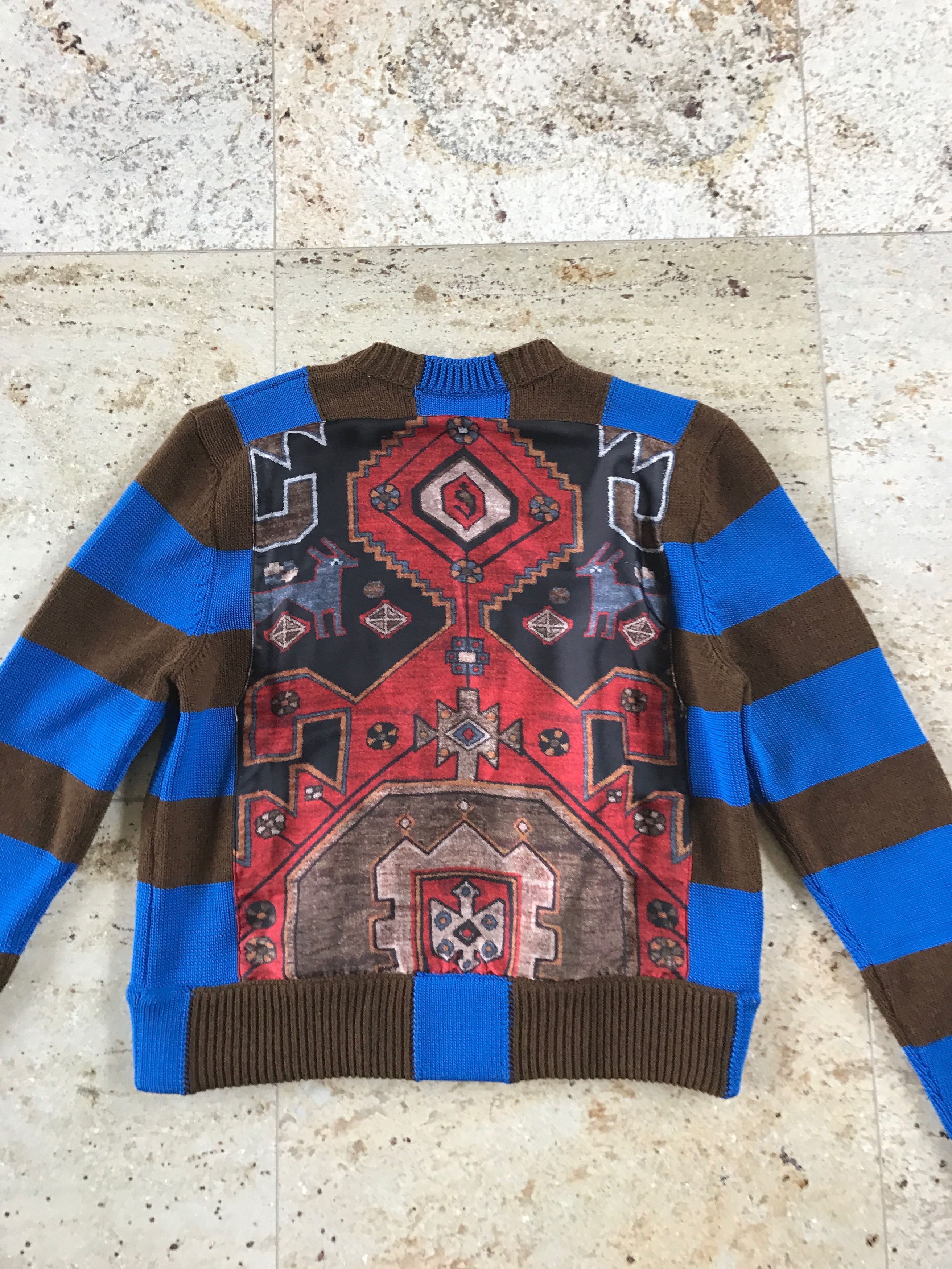 Givenchy Runway Persian Printed Knit Sweater Size US XS / EU 42 / 0 - 13 Thumbnail