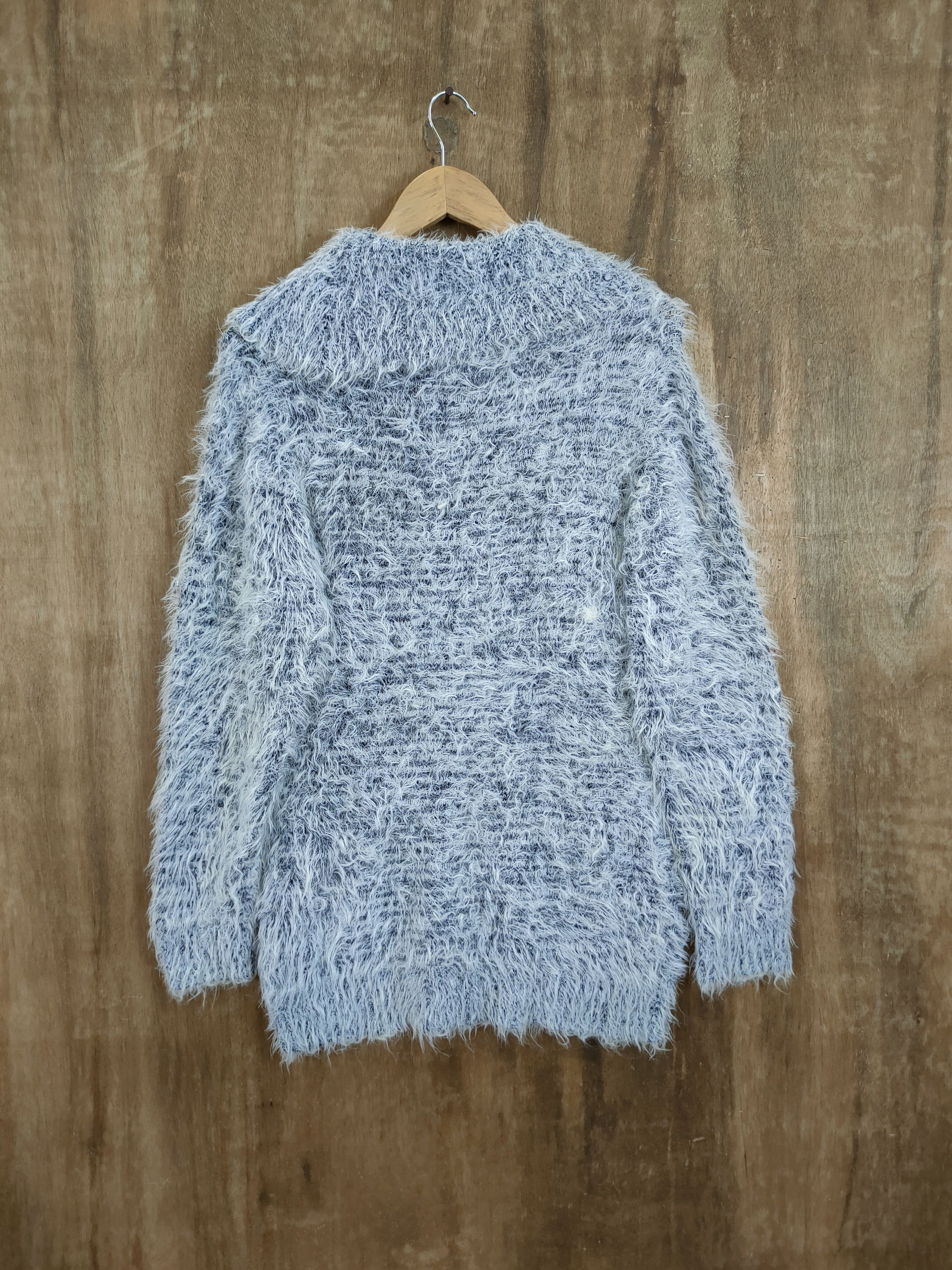 Homespun Knitwear D Cecil Mc Bee fur shag shaggy mohair knitwear #46-970 Size M / US 6-8 / IT 42-44 - 9 Thumbnail