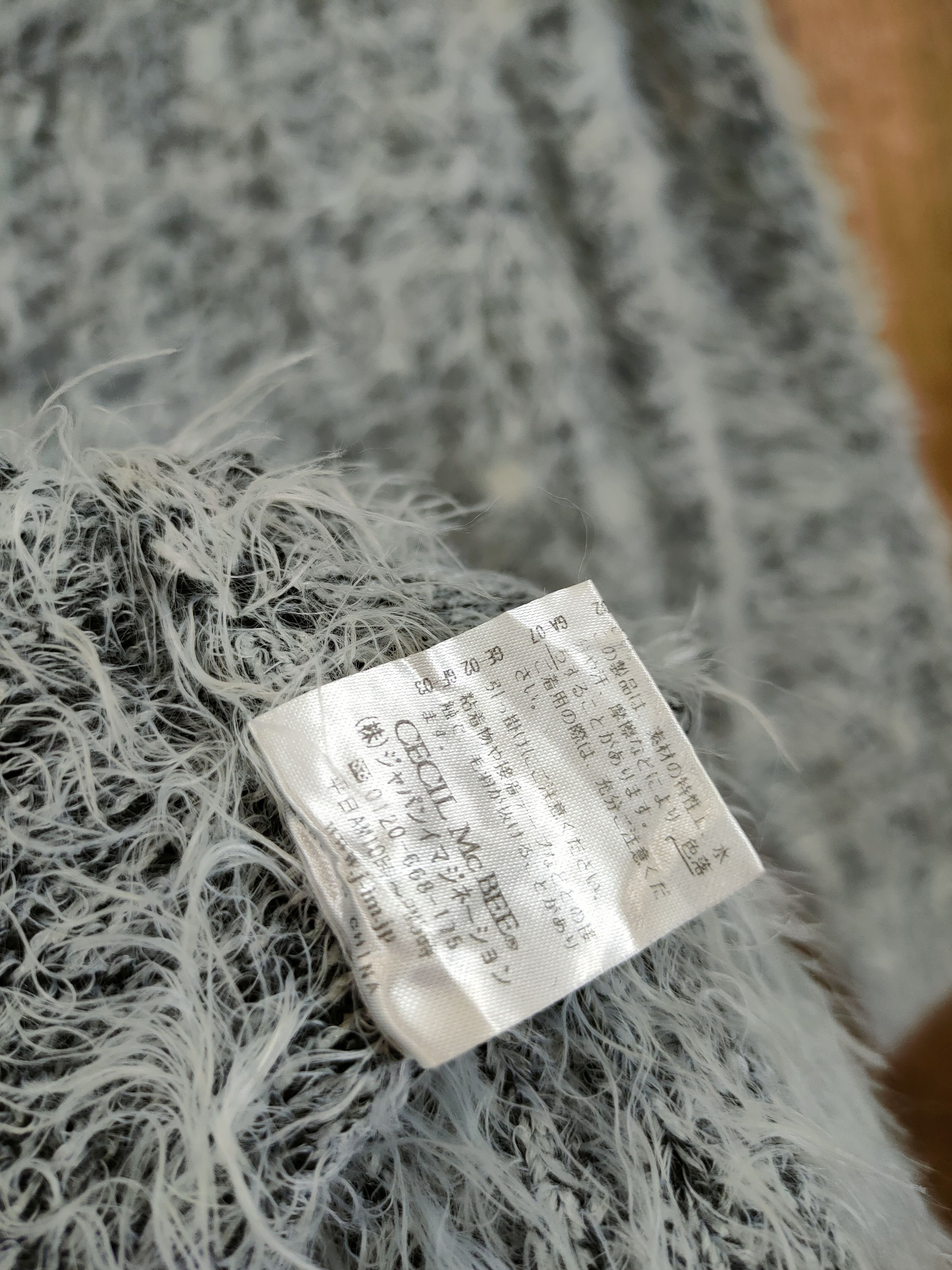 Homespun Knitwear D Cecil Mc Bee fur shag shaggy mohair knitwear #46-970 Size M / US 6-8 / IT 42-44 - 12 Thumbnail