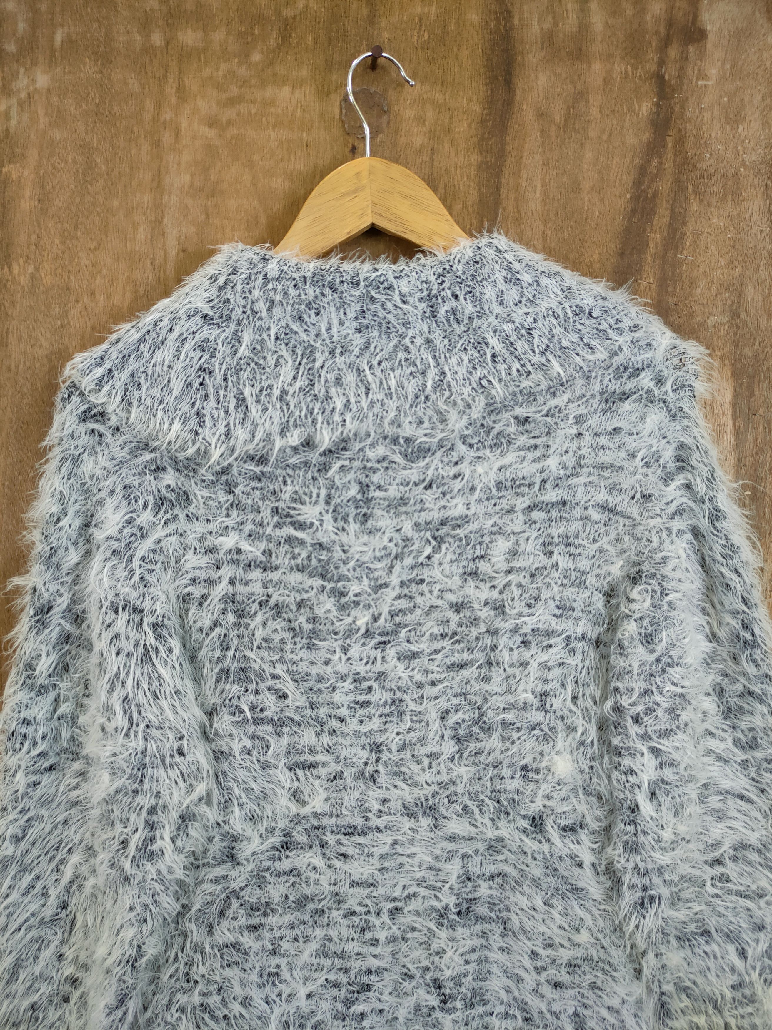 Homespun Knitwear D Cecil Mc Bee fur shag shaggy mohair knitwear #46-970 Size M / US 6-8 / IT 42-44 - 11 Thumbnail