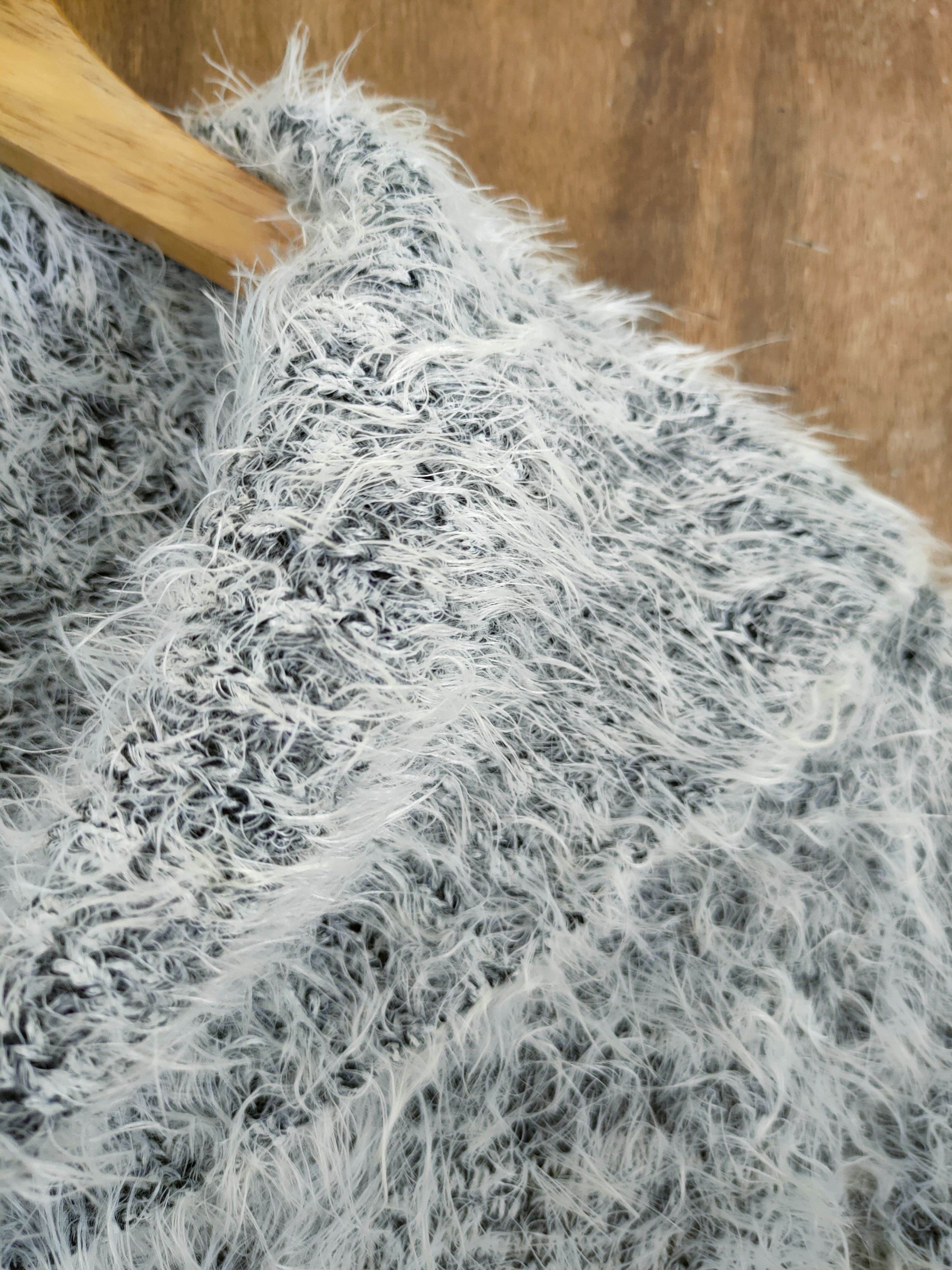 Homespun Knitwear D Cecil Mc Bee fur shag shaggy mohair knitwear #46-970 Size M / US 6-8 / IT 42-44 - 7 Thumbnail