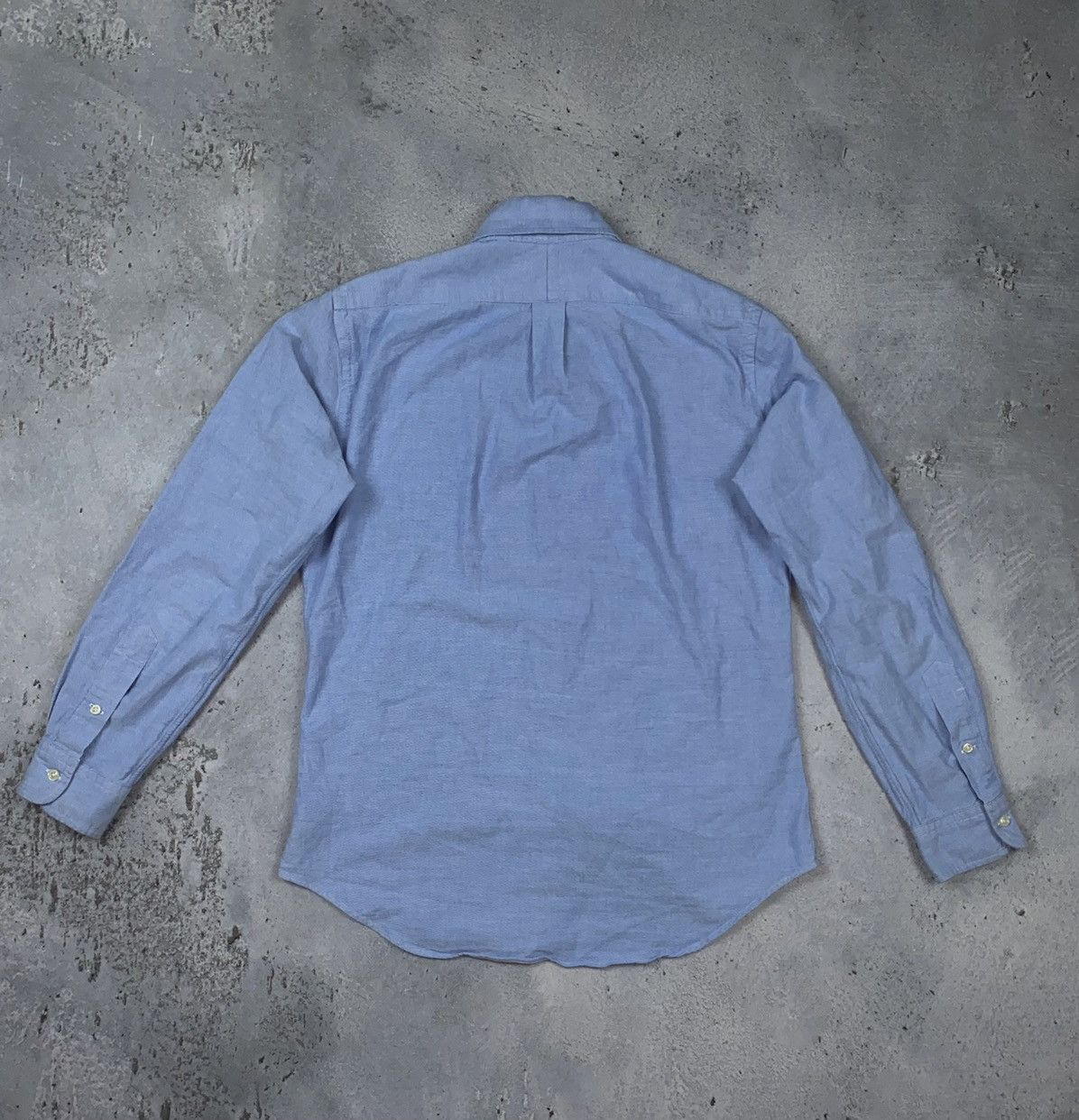 Polo Ralph Lauren Ralph Lauren Polo shirt blue denim vintage Size US M / EU 48-50 / 2 - 4 Thumbnail