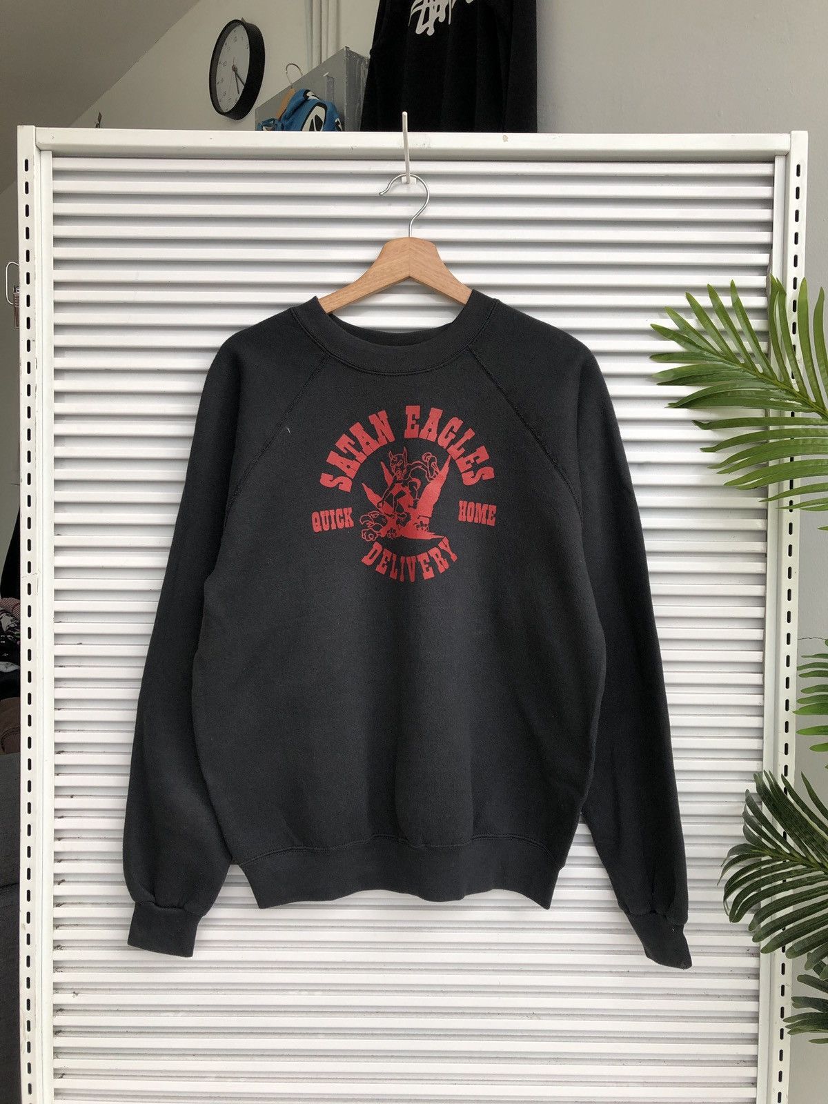 Edwin × Vintage Vintage Edwin Satan Eagle Crewneck/Travis Flacko Scott Size US L / EU 52-54 / 3 - 1 Thumbnail