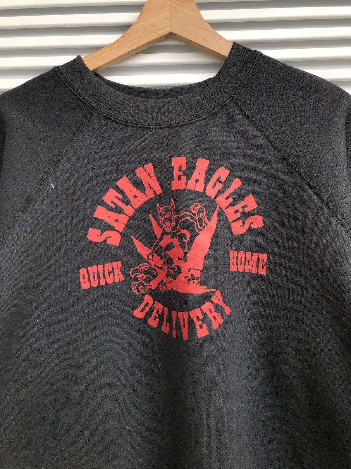 Edwin × Vintage Vintage Edwin Satan Eagle Crewneck/Travis Flacko Scott Size US L / EU 52-54 / 3 - 2 Thumbnail