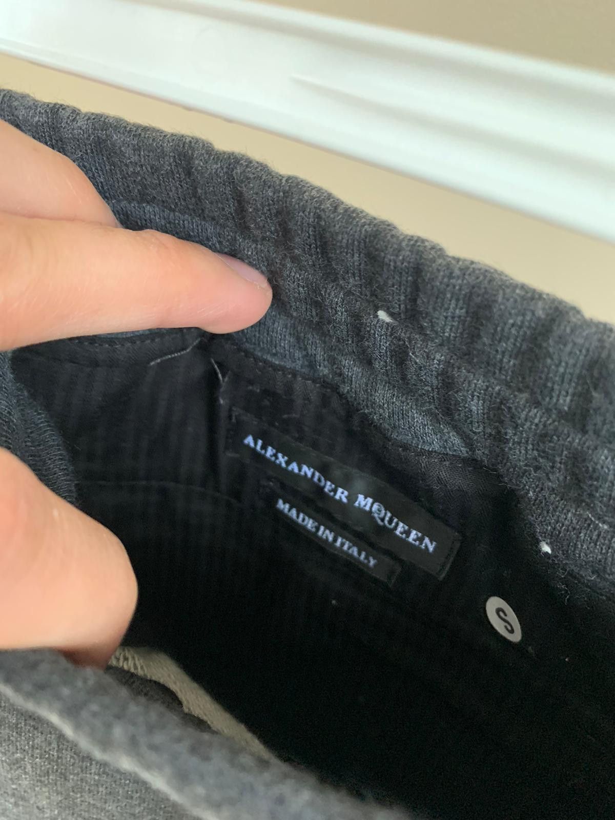 Alexander McQueen Side Zip Joggers in Grey Size US 30 / EU 46 - 10 Thumbnail