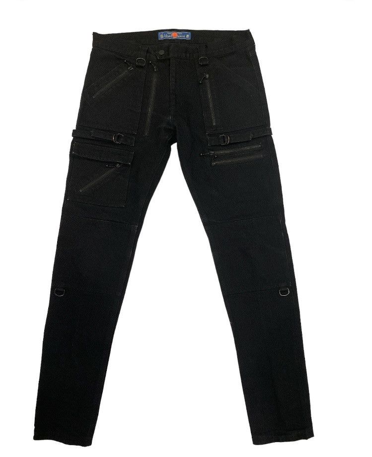 image of Blackmeans Moto Denim in Black, Men's (Size 32)