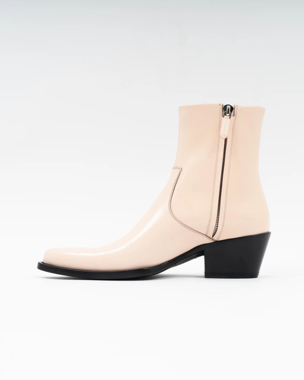 Calvin Klein 205W39NYC × Raf Simons Nude 50mm Western Boots Size US 12 / EU 45 - 3 Thumbnail