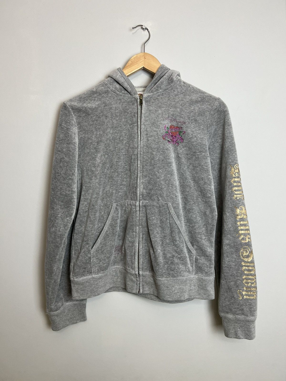 Ed Hardy Rare Y2K Ed Hardy Skull Hoodie Love Kills Slowly Hype Drip Size XL / US 12-14 / IT 48-50 - 2 Thumbnail