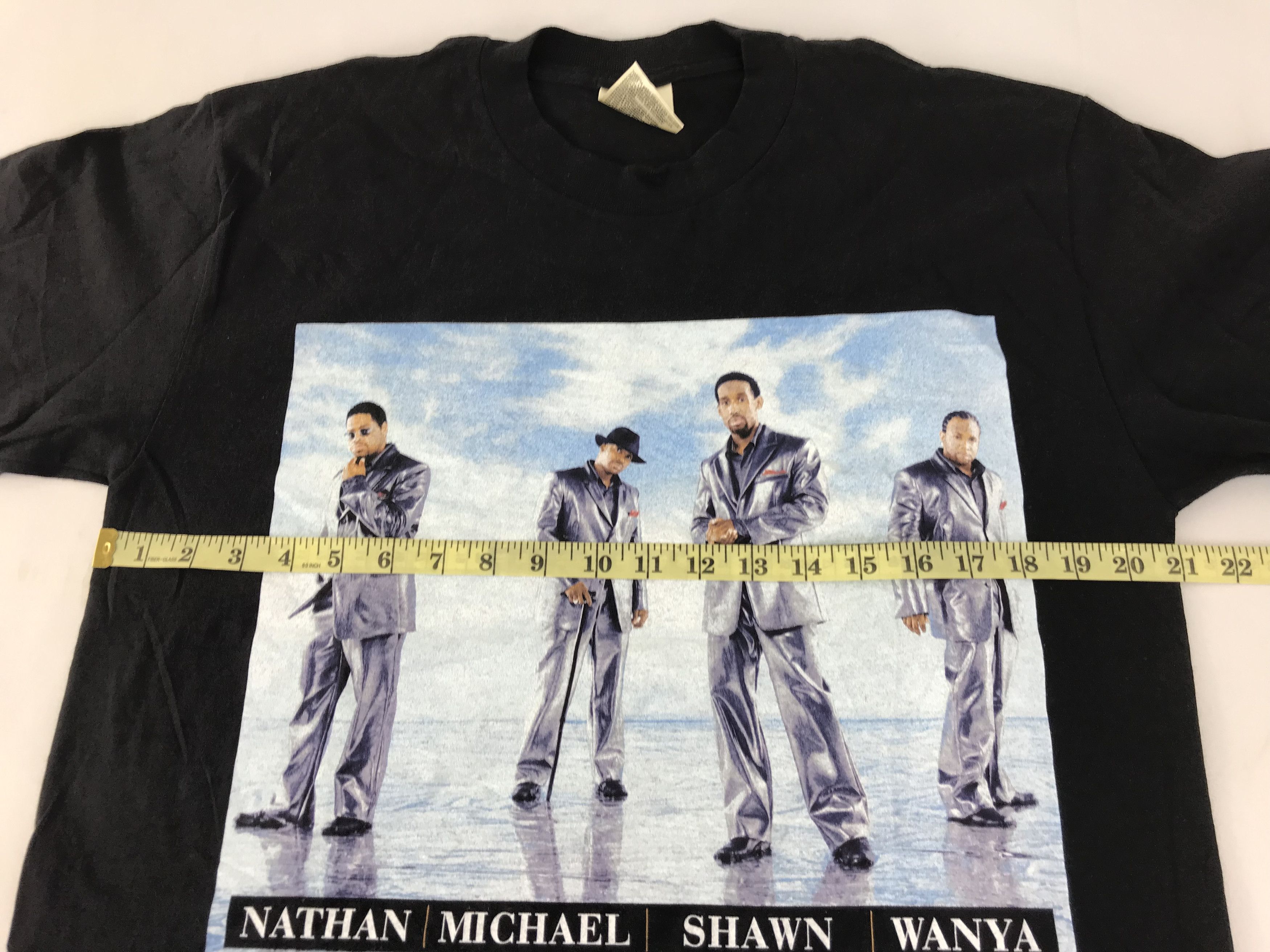Band Tees × Rap Tees × Vintage Rare Boyz II Men B2M American Singer Vocal Band R&B Pop Size US L / EU 52-54 / 3 - 8 Thumbnail