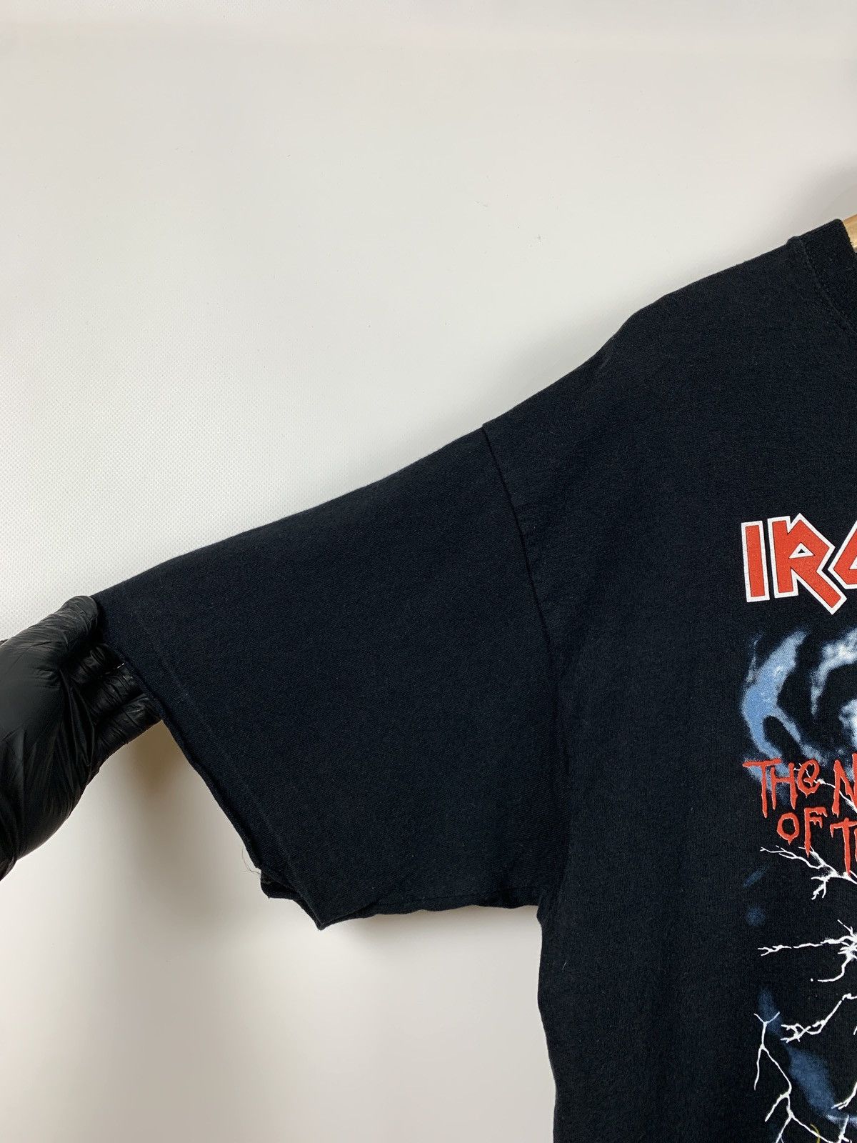 Band Tees 1982 Vintage Iron Maiden The Number Of The Beast T-Shirt Size US XL / EU 56 / 4 - 6 Thumbnail