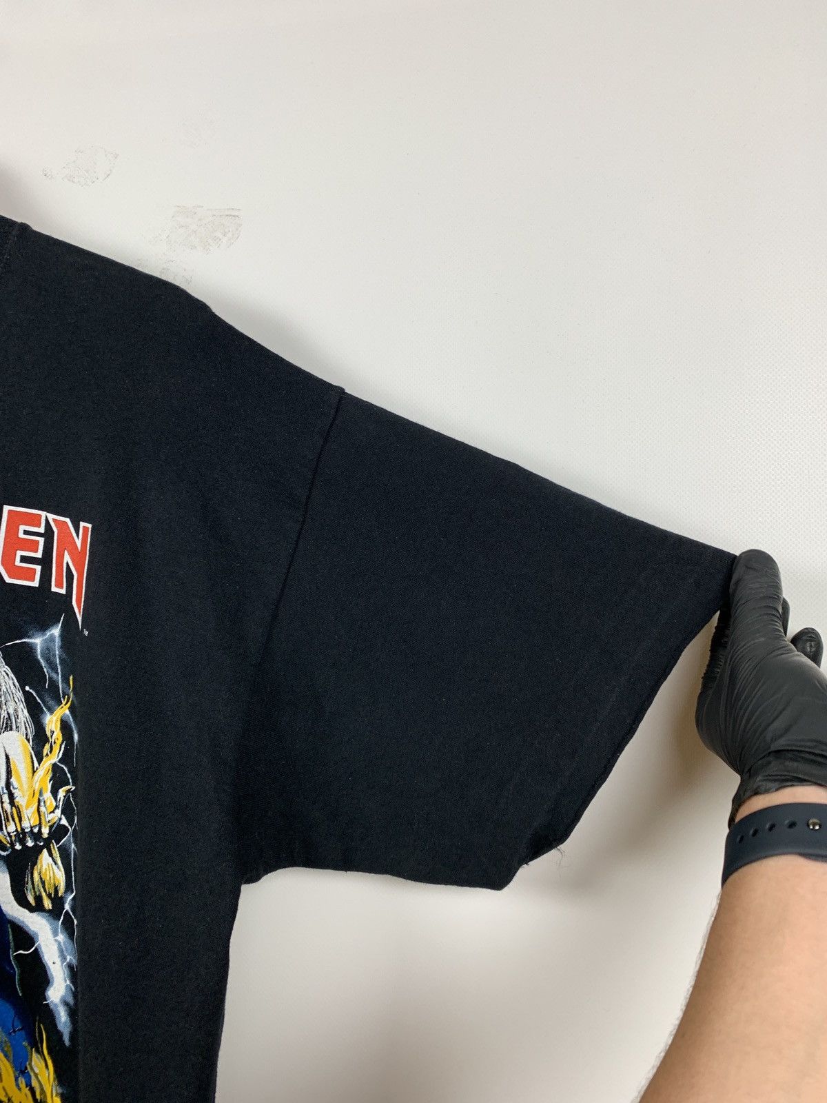 Band Tees 1982 Vintage Iron Maiden The Number Of The Beast T-Shirt Size US XL / EU 56 / 4 - 7 Thumbnail