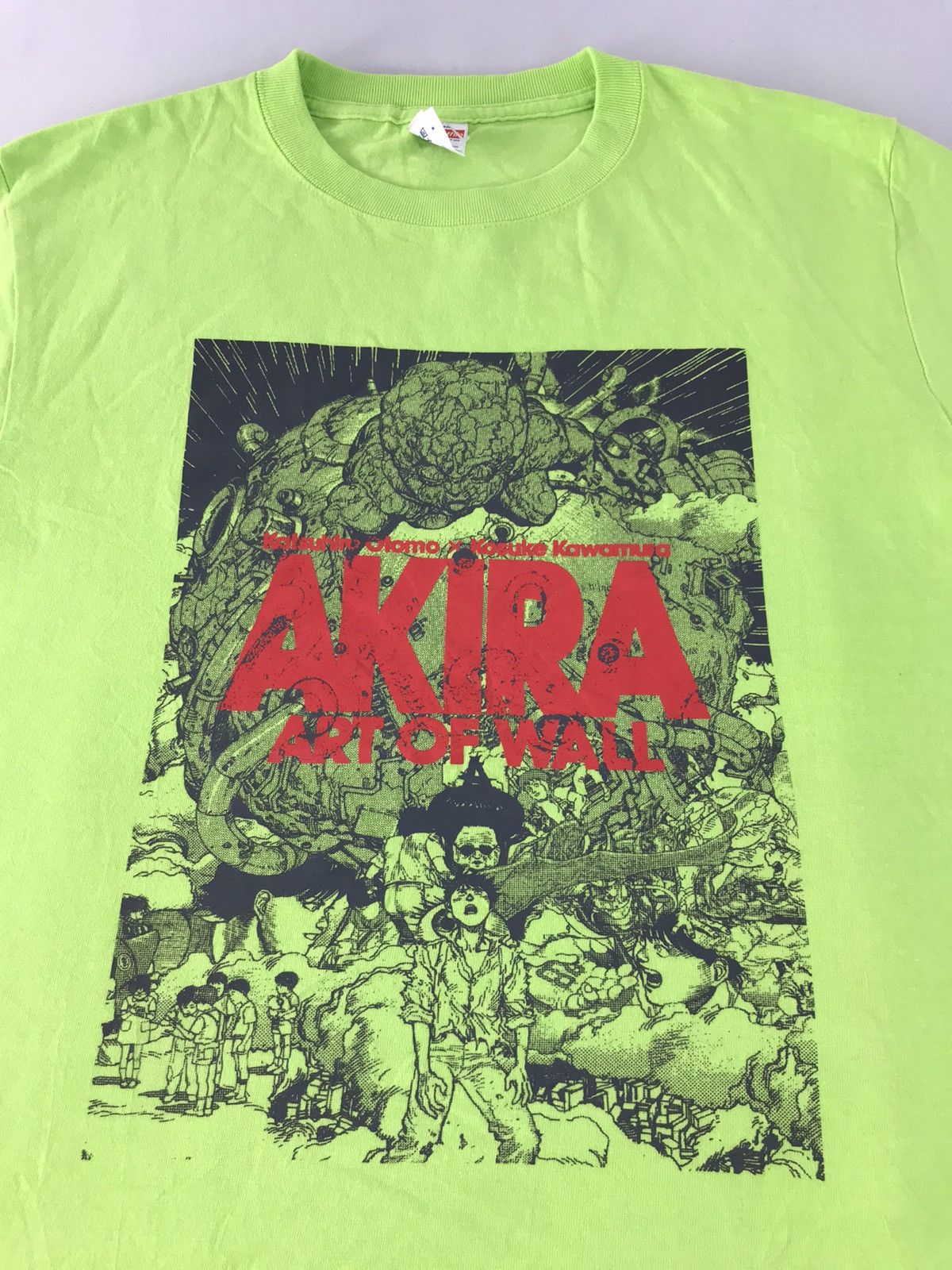Anime × Japanese Brand Akira Exhibition Art Of Wall Biker Kaneda Box Graphic Tee Size US M / EU 48-50 / 2 - 3 Thumbnail