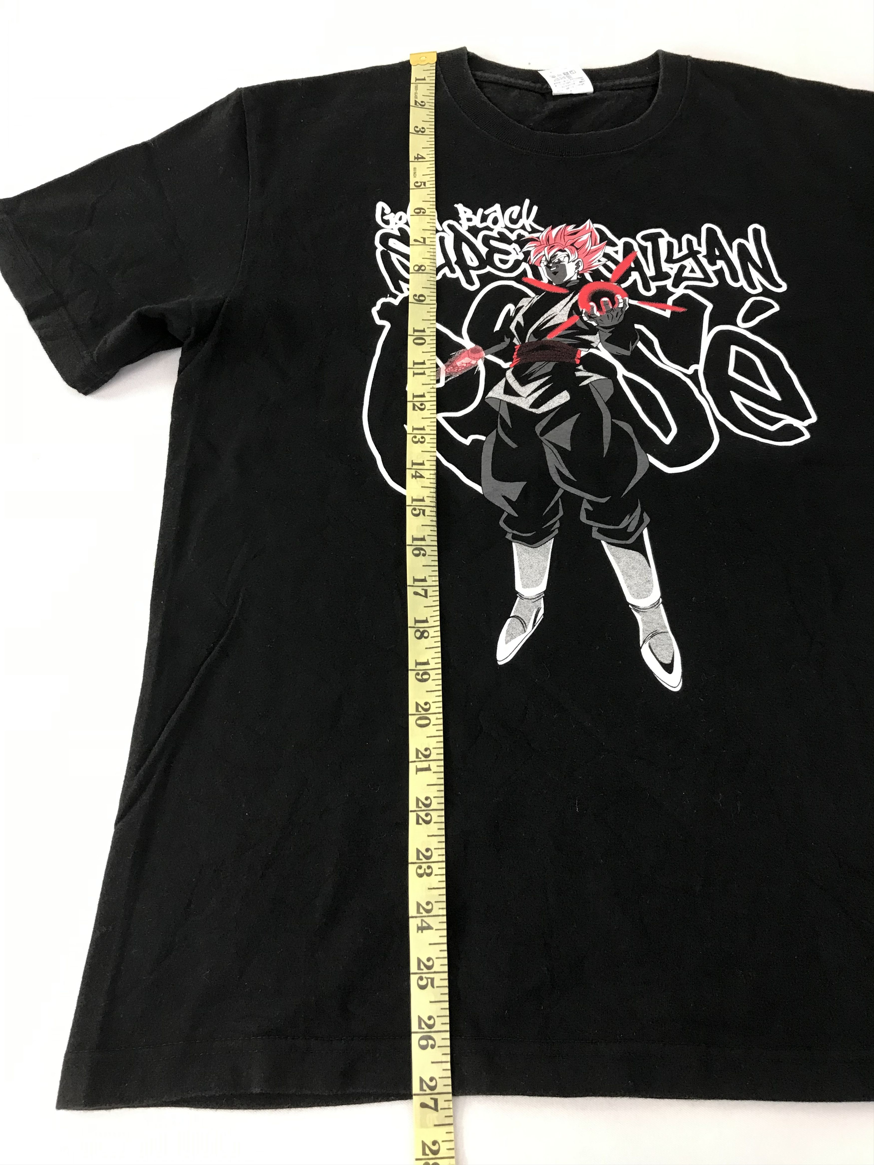 Anime × Japanese Brand Anime Manga Dragon Ball Goku Black Super Saiyan Rise Tee Size US L / EU 52-54 / 3 - 9 Thumbnail