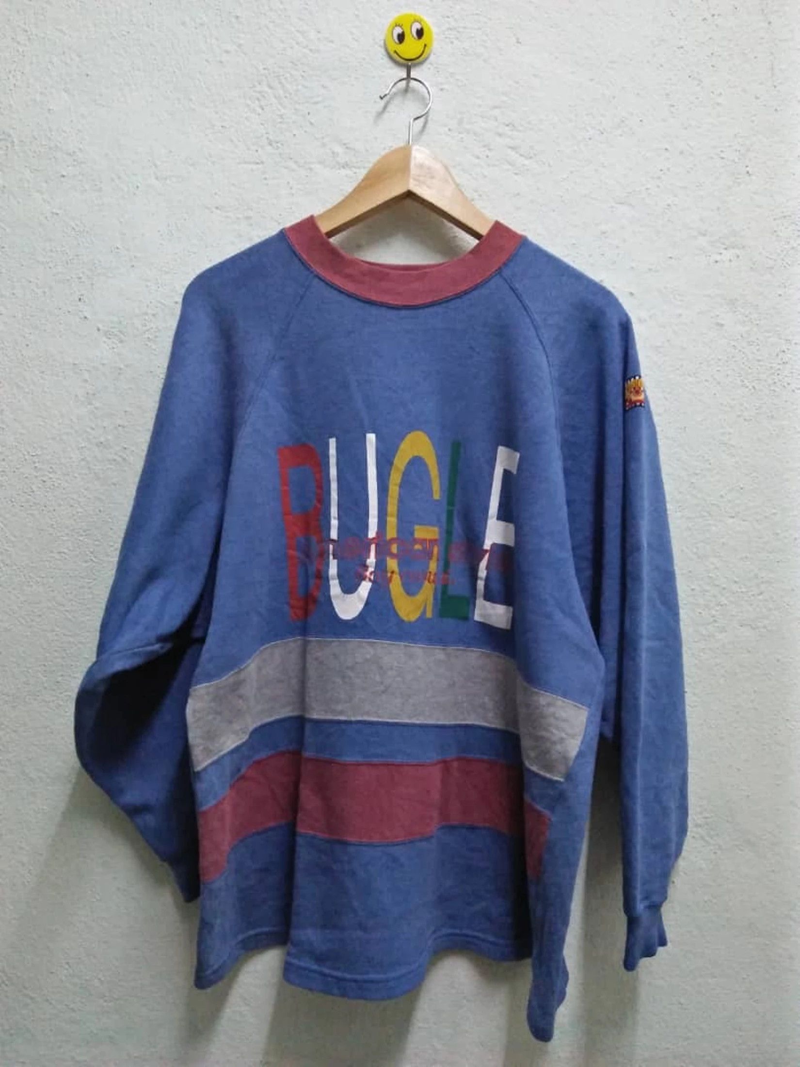 Bugle Boy Rare Vintage 90s Bugle Boy Crewneck Sweatshirt Size US L / EU 52-54 / 3 - 1 Thumbnail