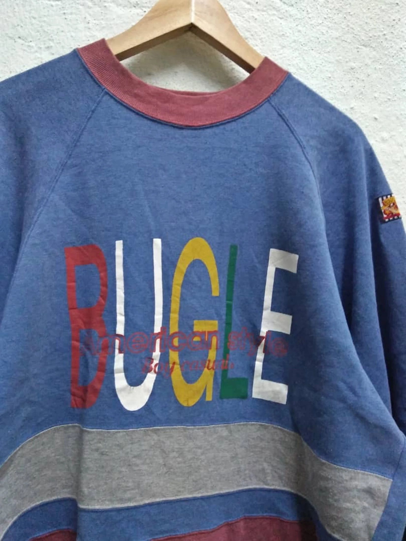Bugle Boy Rare Vintage 90s Bugle Boy Crewneck Sweatshirt Size US L / EU 52-54 / 3 - 3 Thumbnail