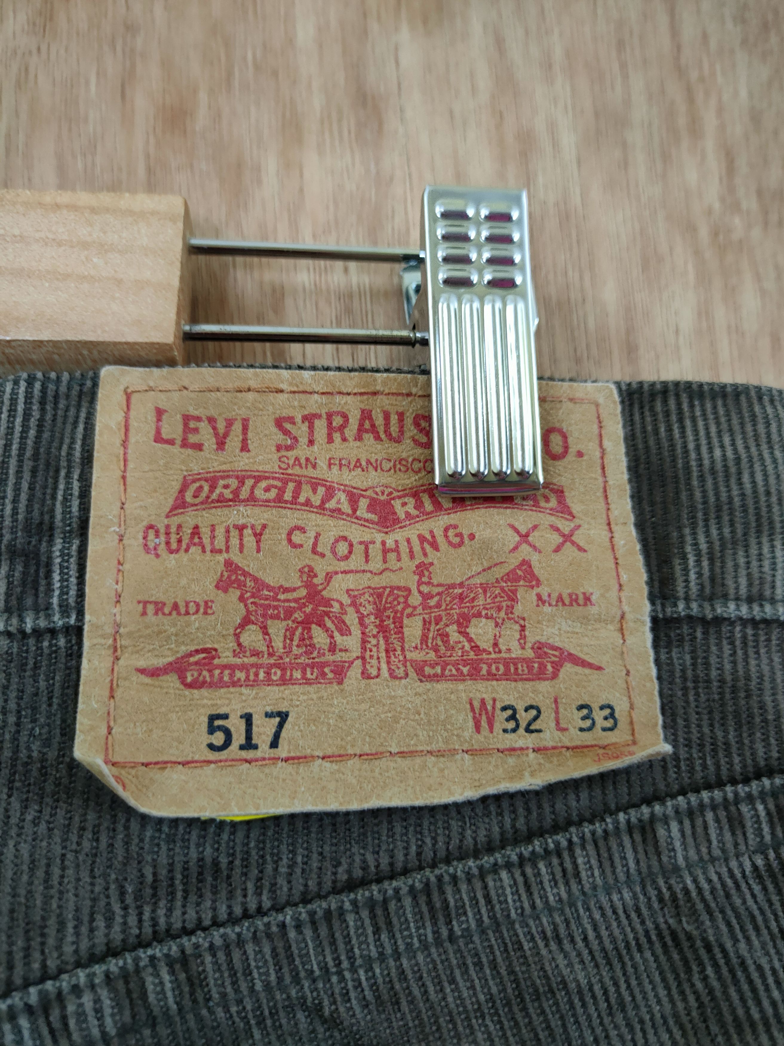 Levi's 517 Levis corduroy vintage pants #46-419 Size US 32 / EU 48 - 8 Thumbnail