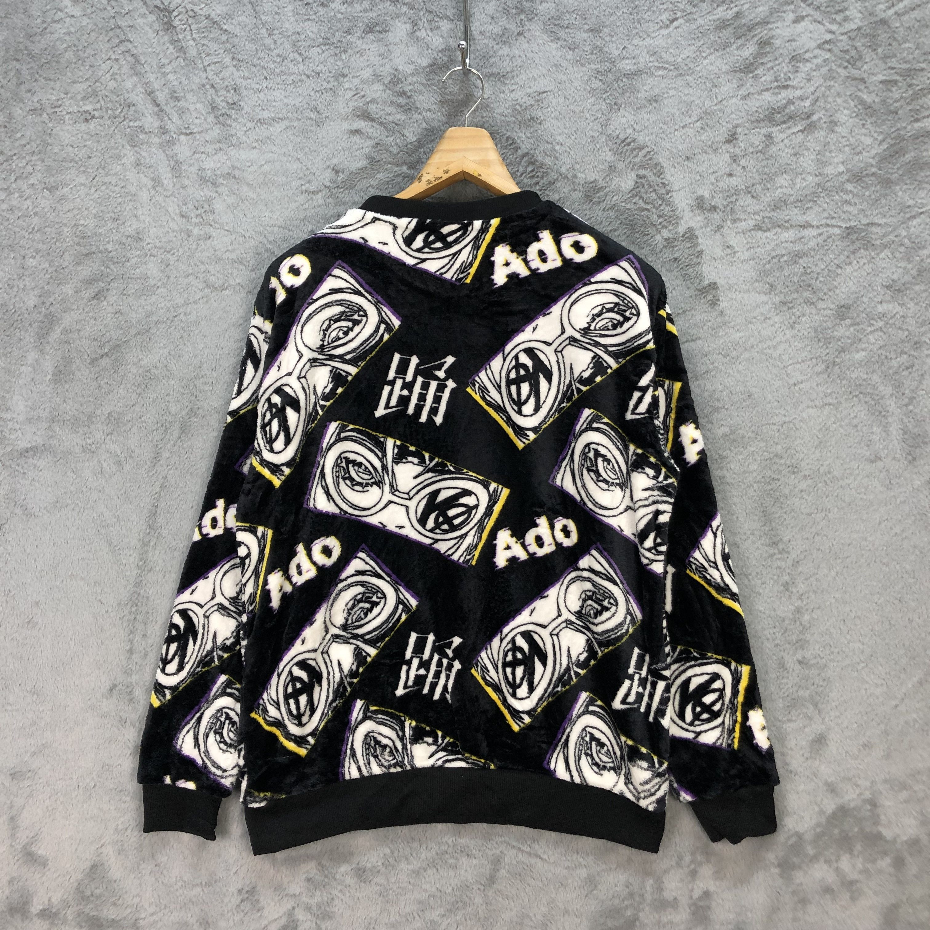 Anime ADO Fullprint Fleece Sweatshirts #5684-202 Size US L / EU 52-54 / 3 - 8 Thumbnail