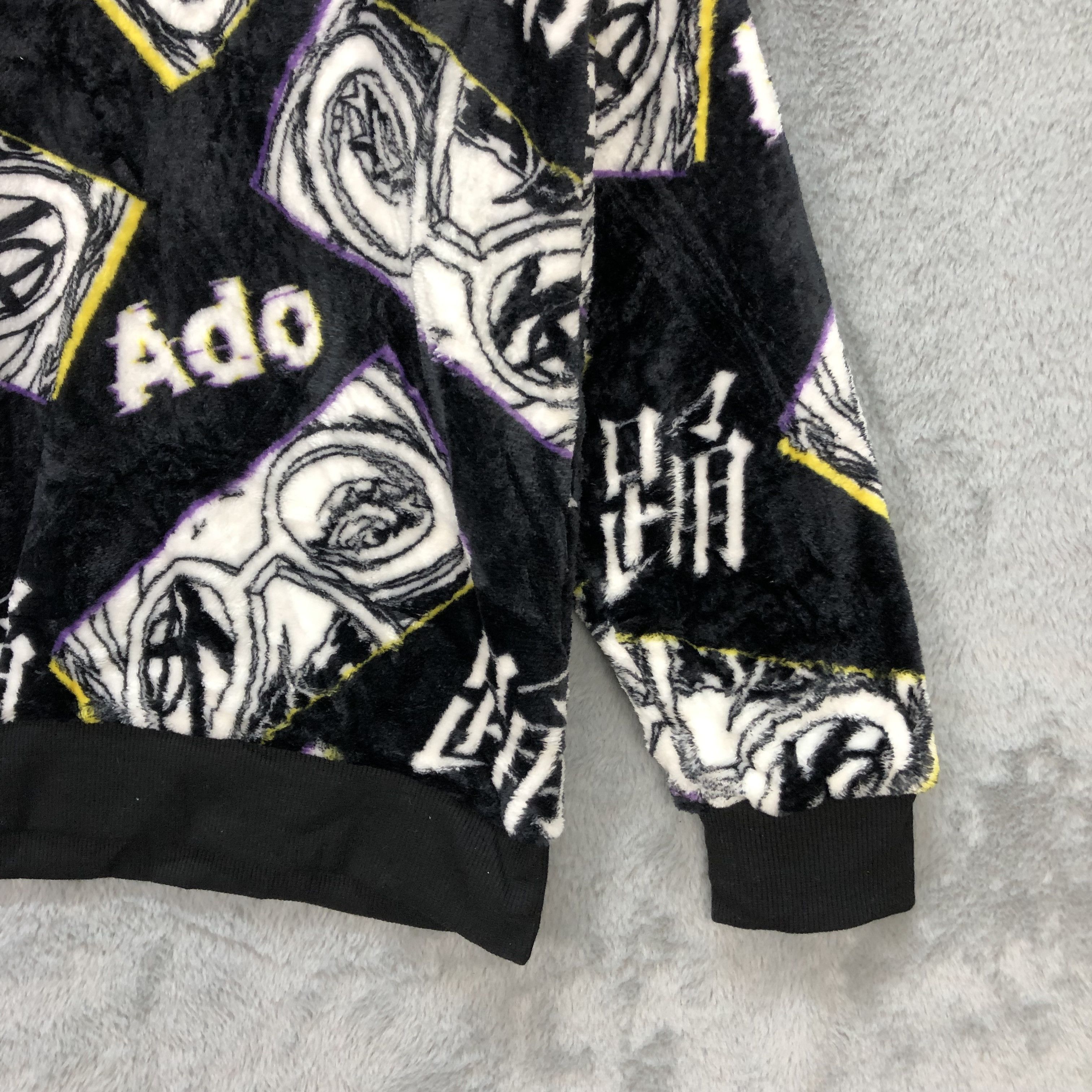 Anime ADO Fullprint Fleece Sweatshirts #5684-202 Size US L / EU 52-54 / 3 - 5 Thumbnail