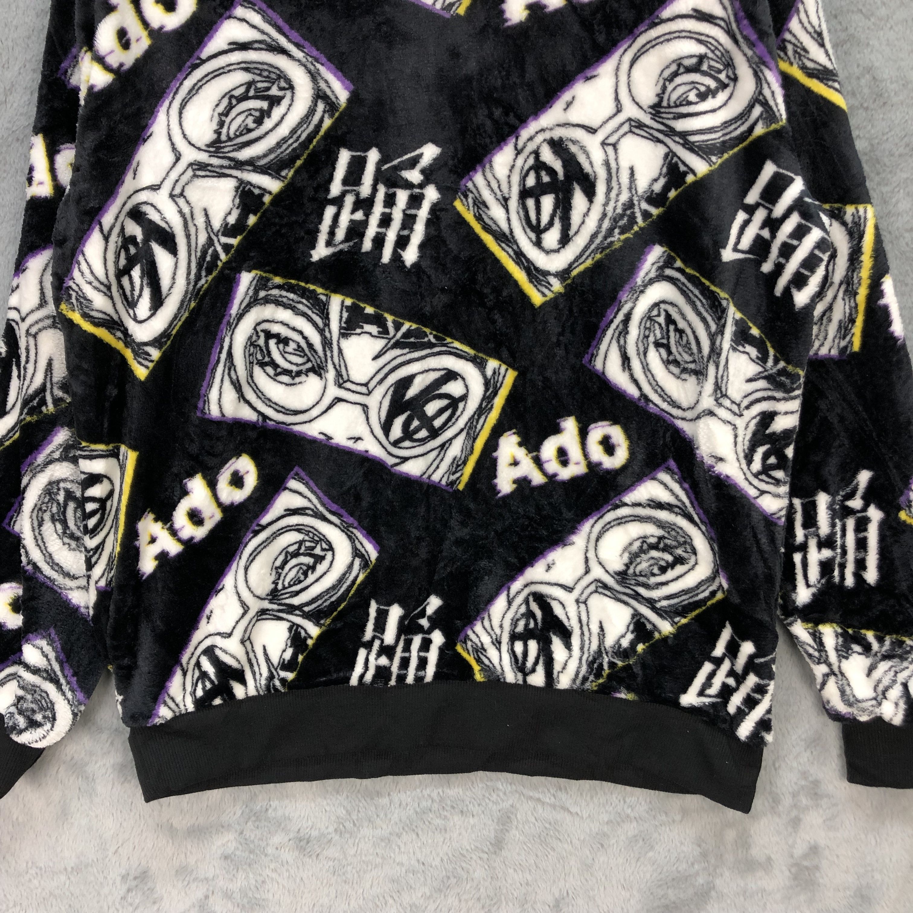 Anime ADO Fullprint Fleece Sweatshirts #5684-202 Size US L / EU 52-54 / 3 - 3 Thumbnail